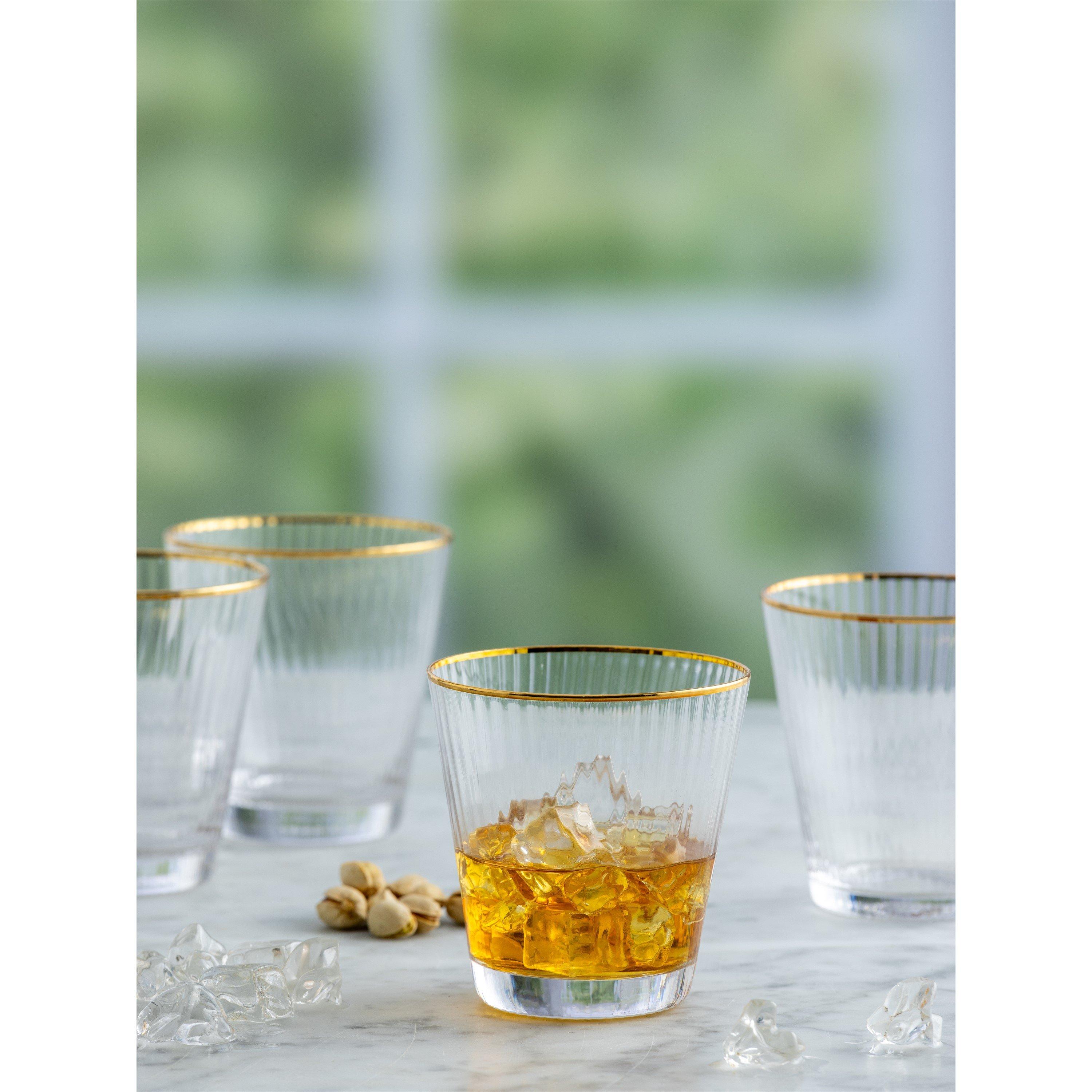 Ravenhead  Roma Mixer Glass X2 - Gold - 34cl