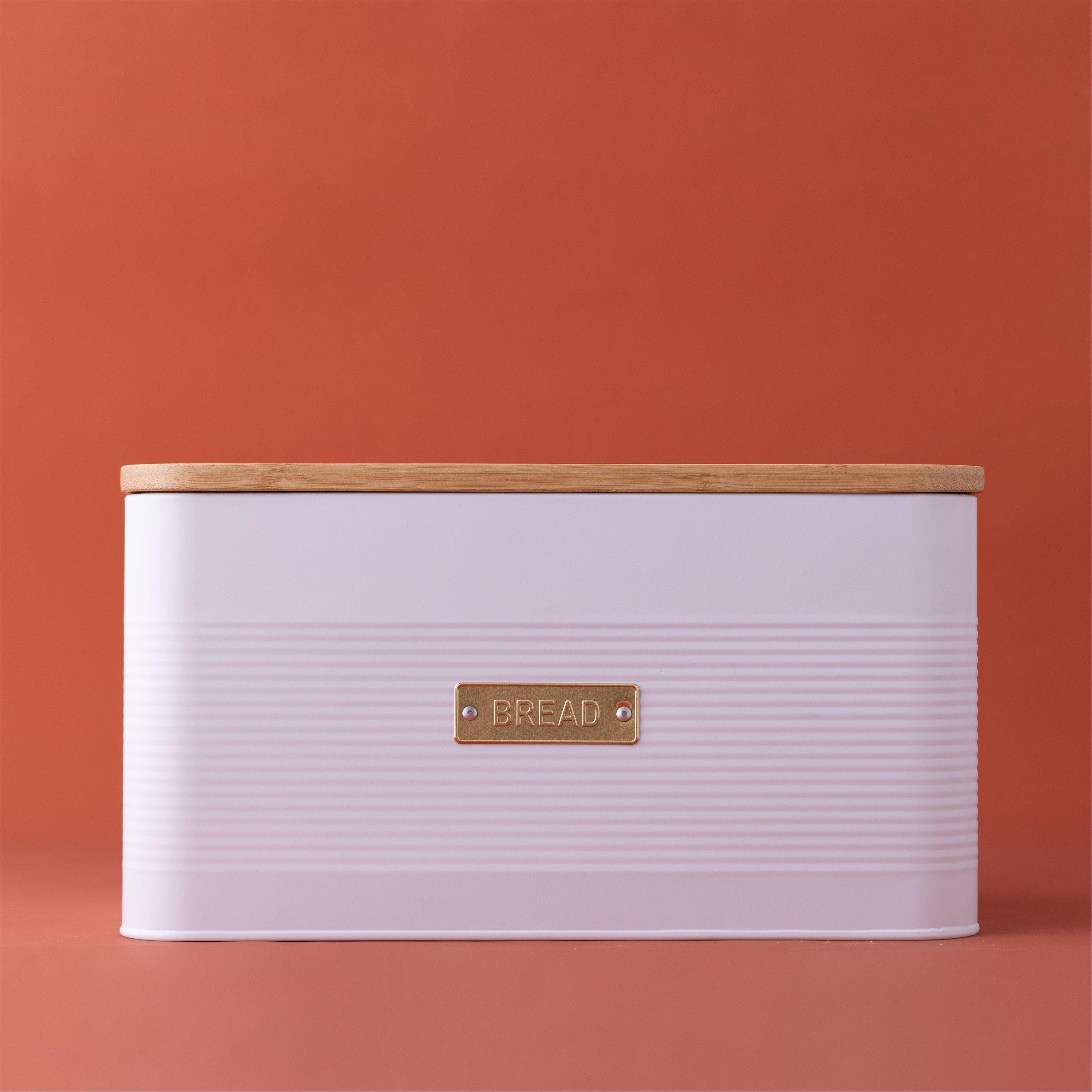 White - Typhoon - Otto Square Bread Bin