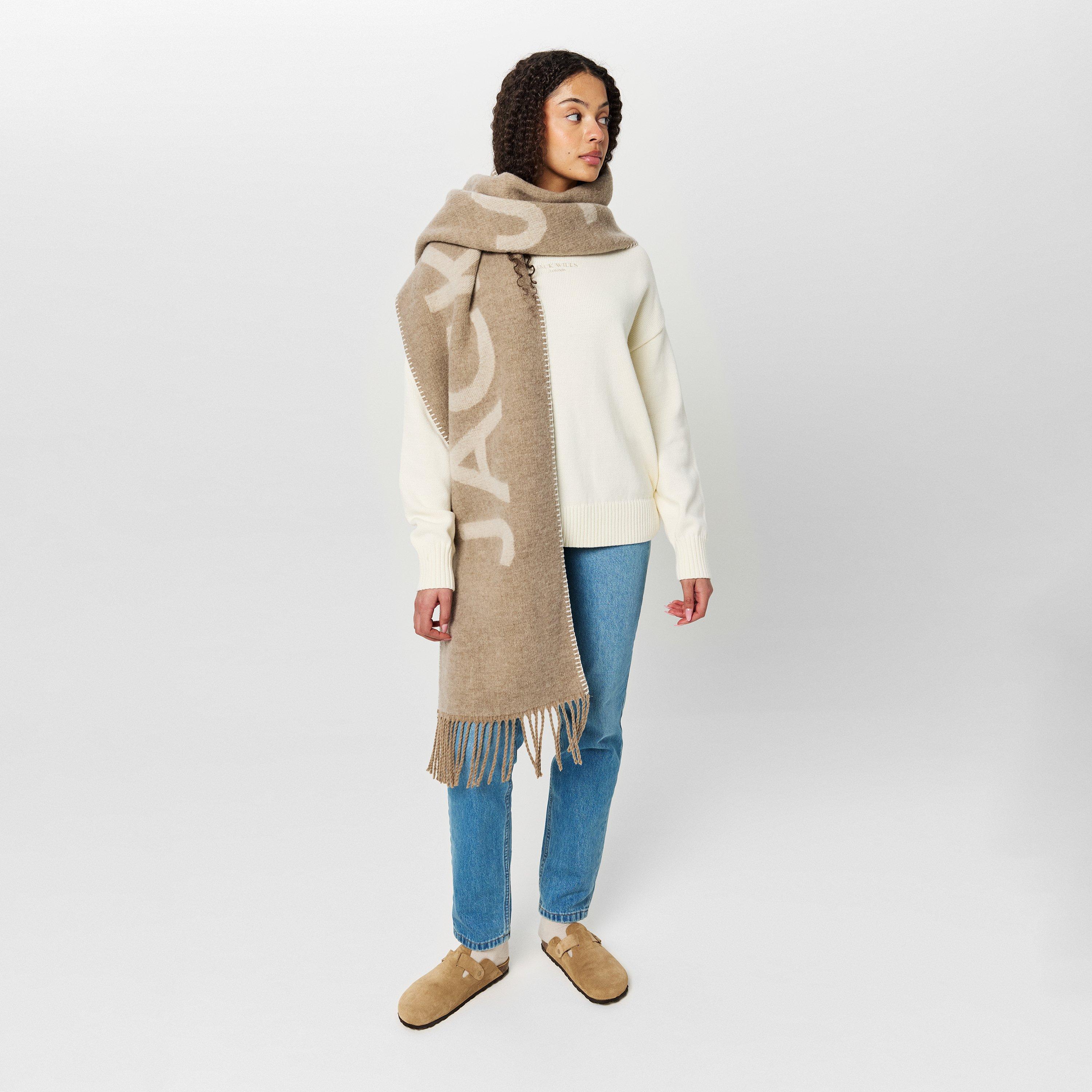 Aveia - Jack Wills - JW Intarsia Oversized Scarf - 6