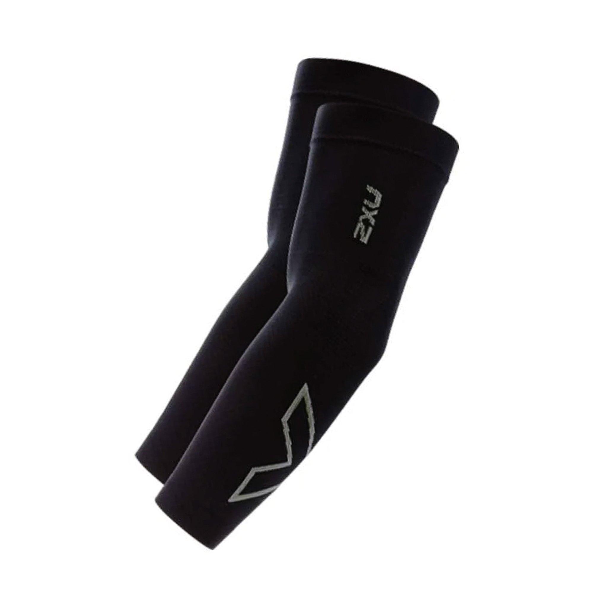Black/Grey - 2XU - Flex Compression Arm Sleeves - 1
