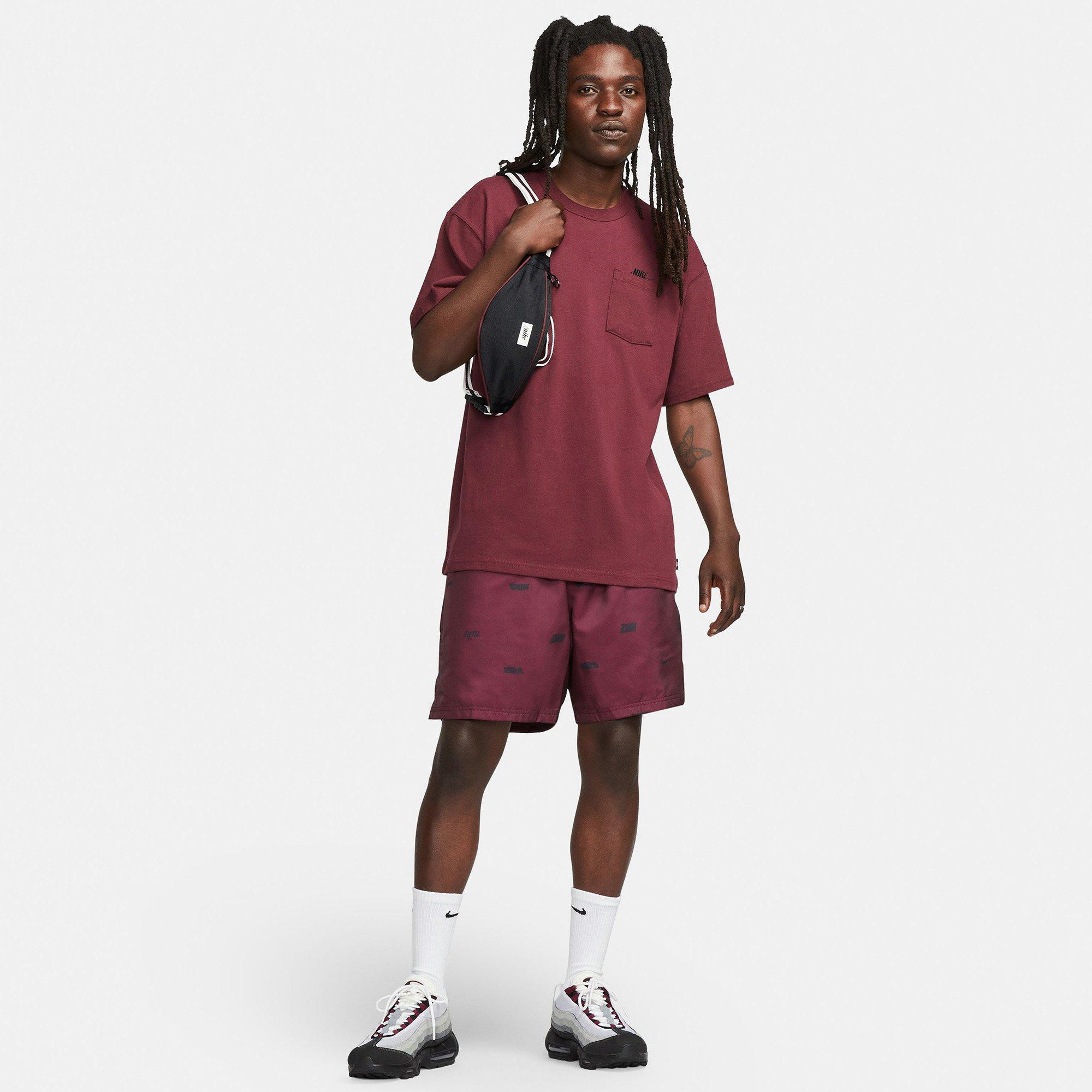 Blk/Sail/Maroon - Nike - Heritage Retro Fanny Waist Pack - 6
