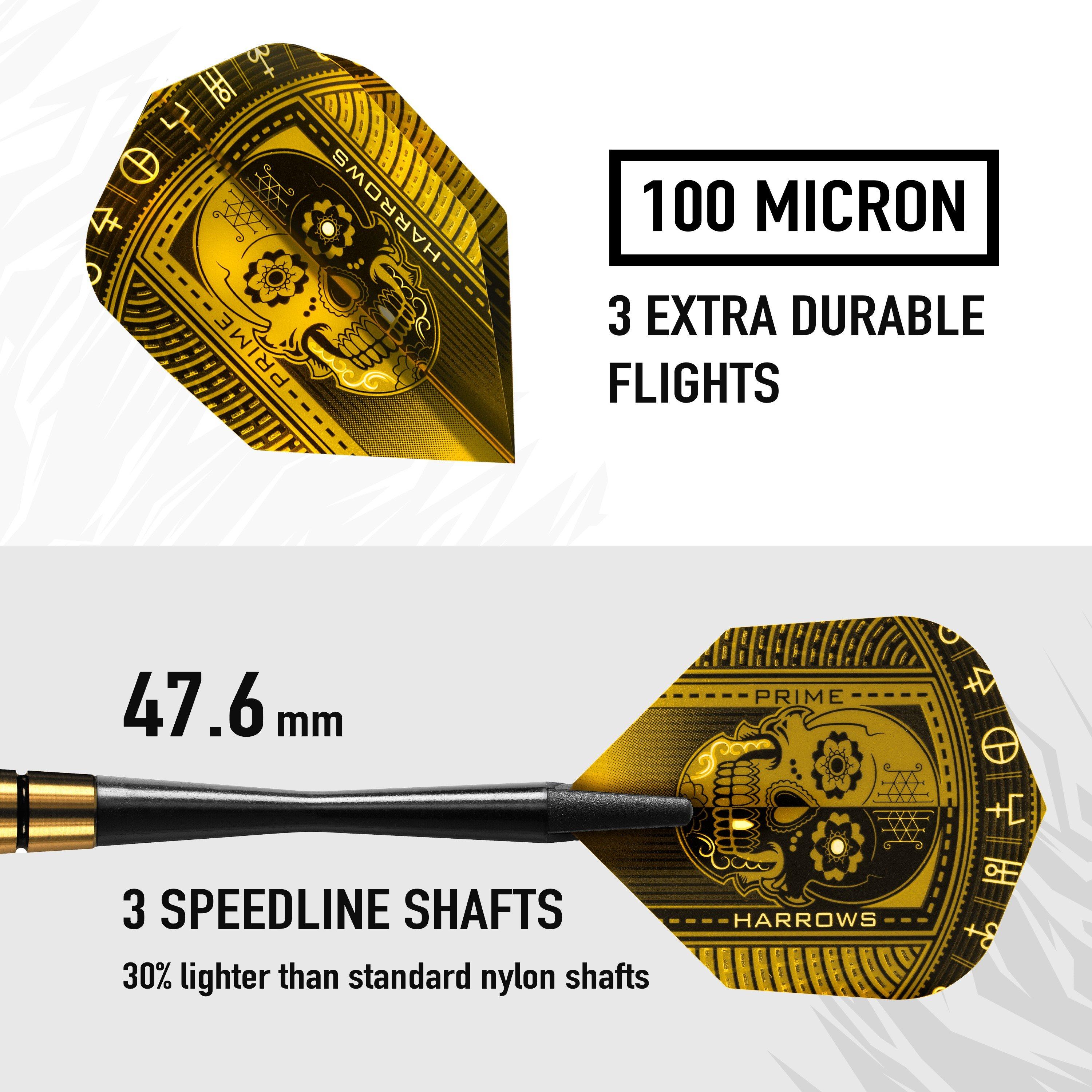 Gold/Black - Harrows Darts - Voodoo Darts - 4
