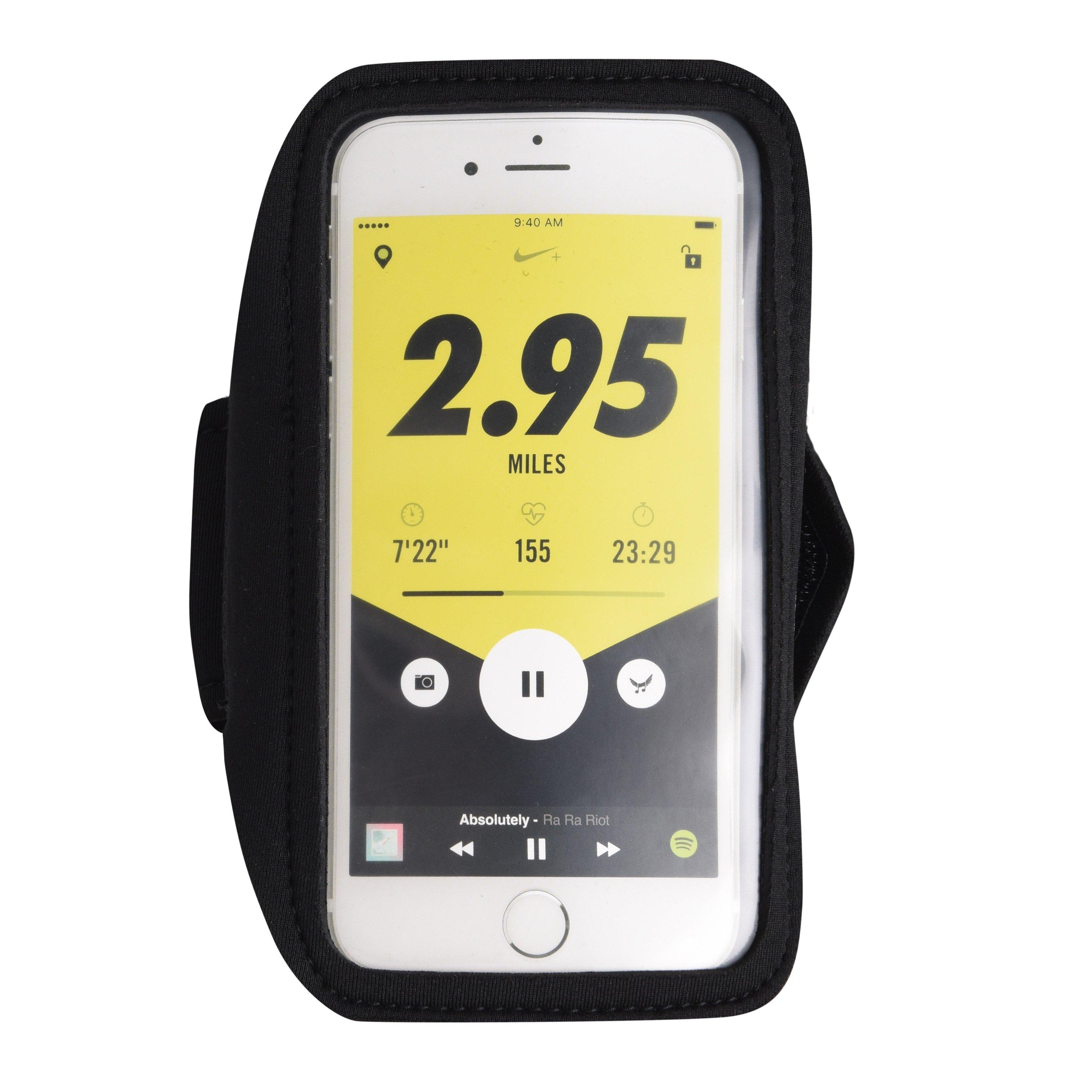 Zwart/Zilver - Nike - Lean Arm Band - 1