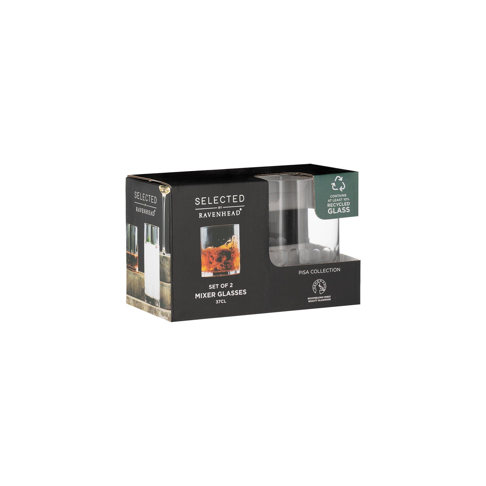 Clear - Ravenhead - Pisa Mixer Glass x2 - 3