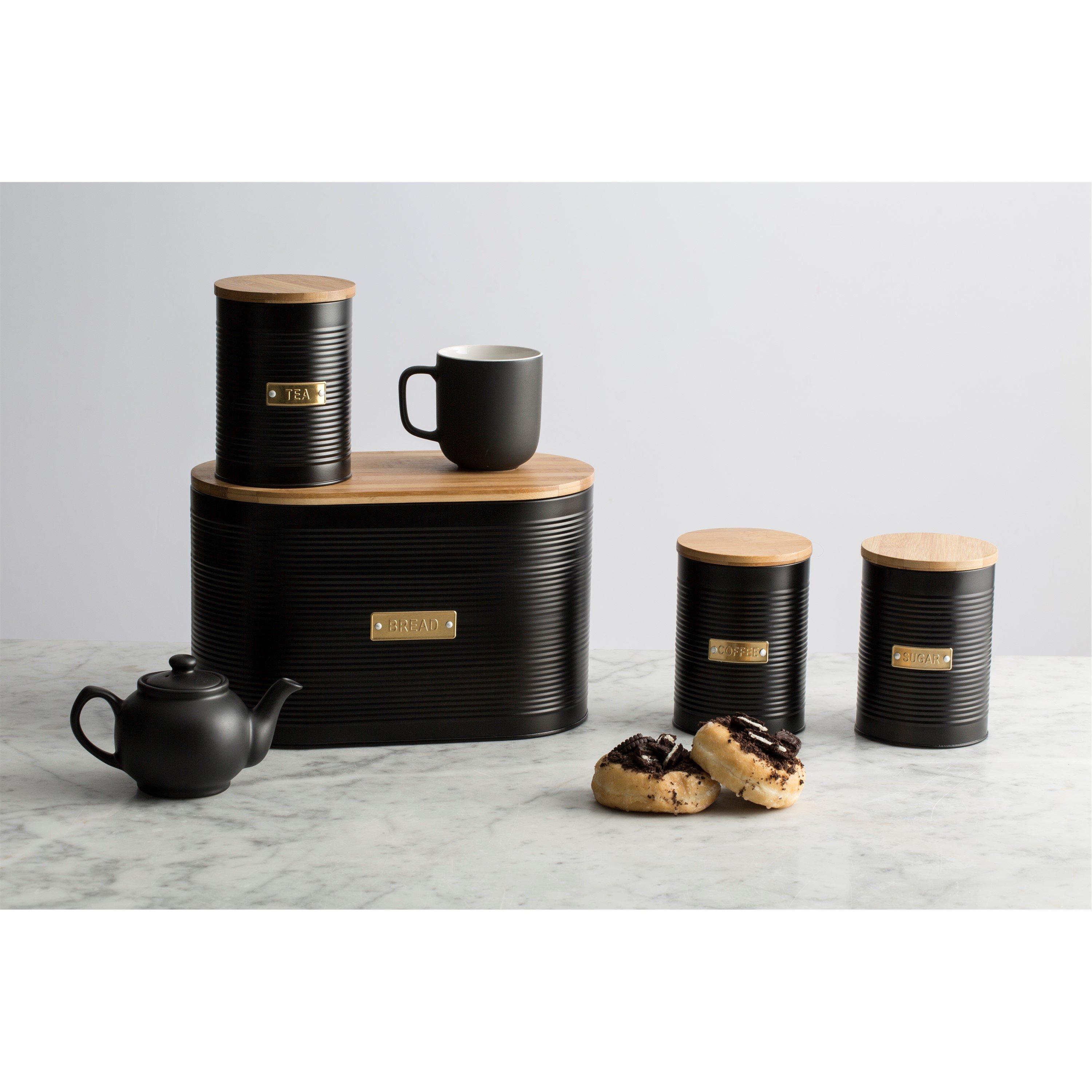 Black - Typhoon - Otto Black Tea/Coffee/Sugar Set - 2