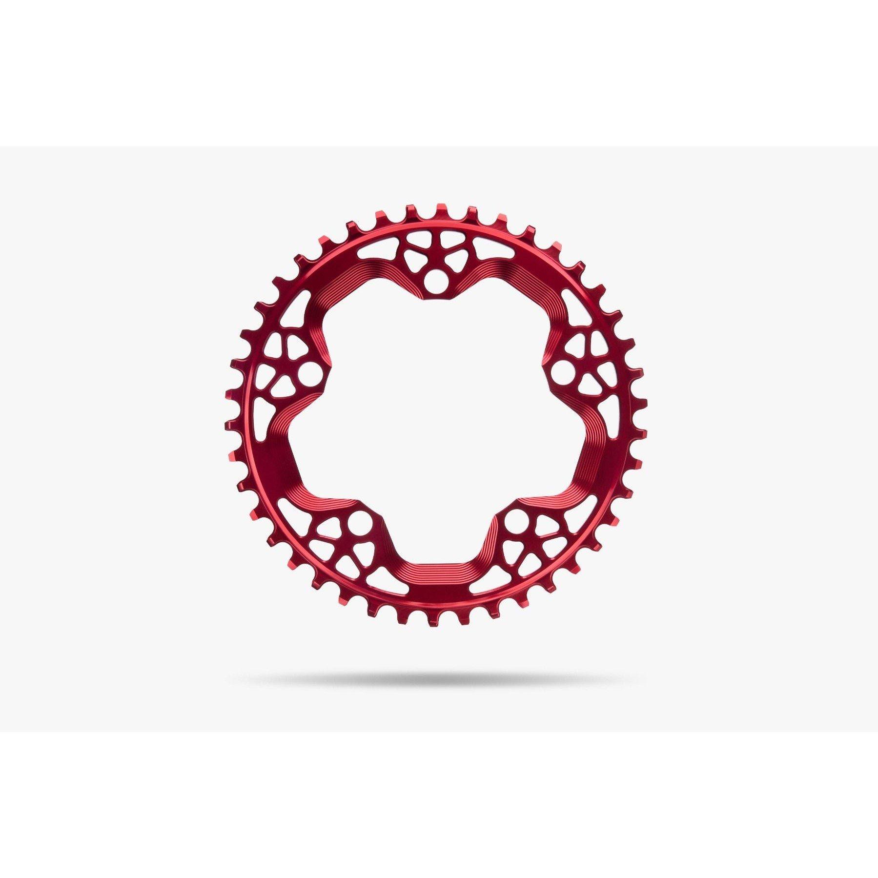 Red - absoluteBlack - Round CX 130 BCD 5 holes, RED