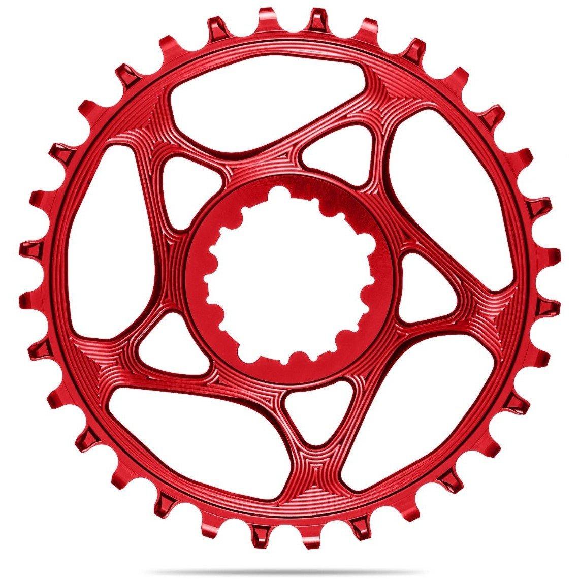 Red - absoluteBlack - Round Sram Direct Mount Boost chainring N/W, RED