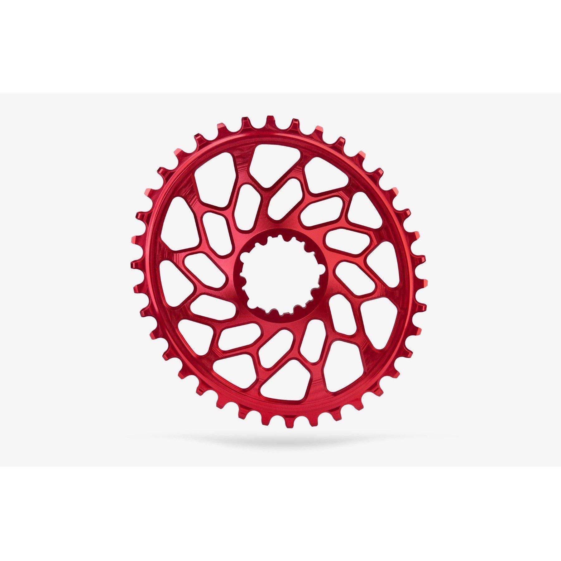 Red - absoluteBlack - OVAL Sram CX / GRAVEL Direct Mount N/W, RED, 48T,
