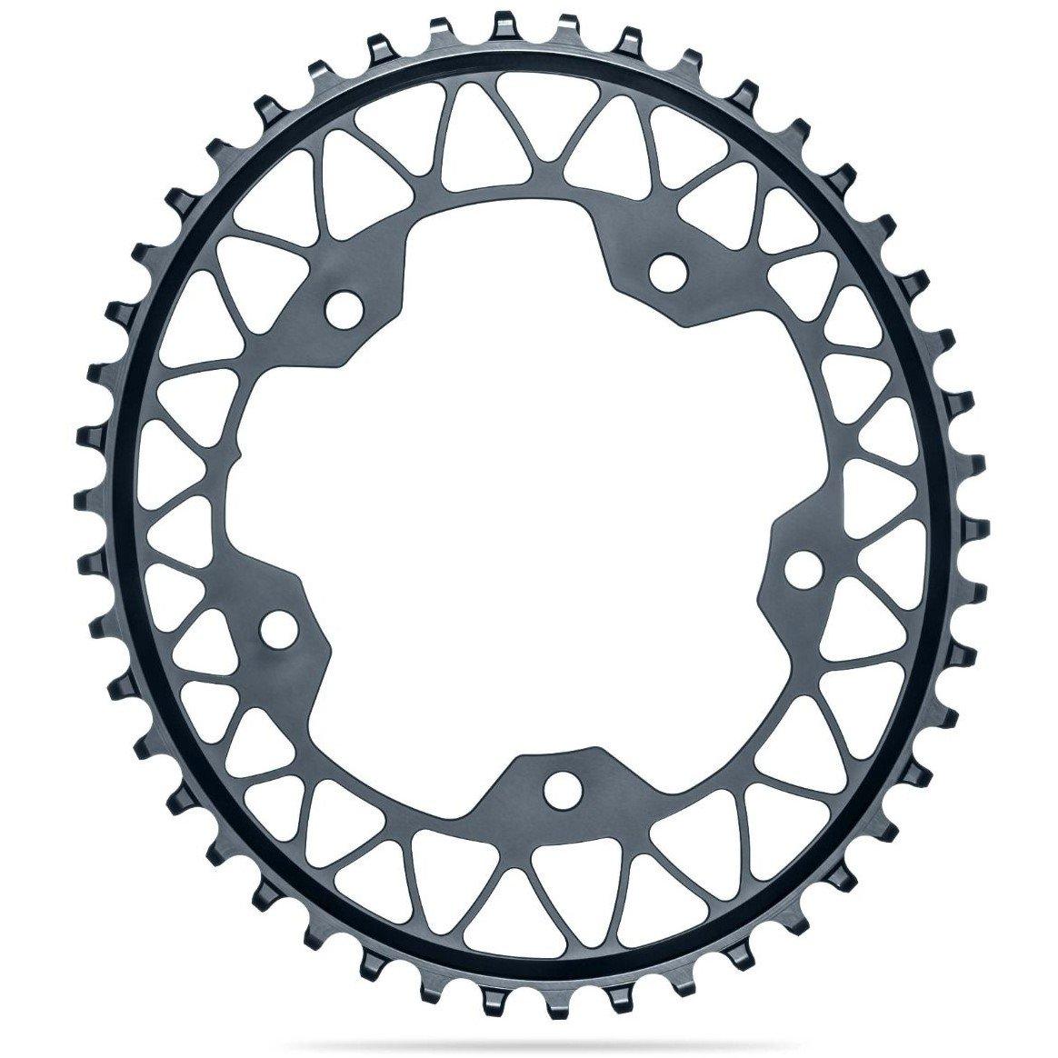 absoluteBlack OVAL GRAVEL 1X 110BCD 5 holes N/W (bolts included)