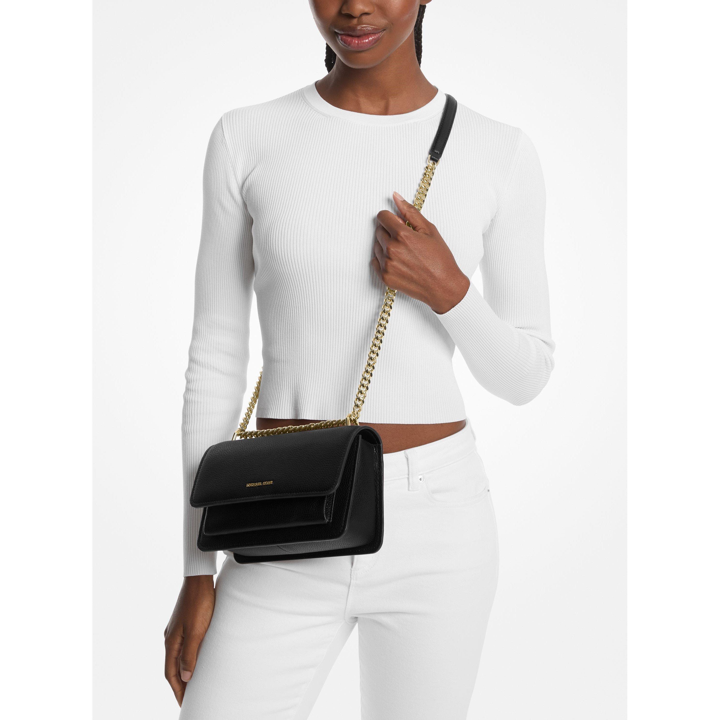 Black - MICHAEL Michael Kors - Women's MMK Claire Cross Body Bags - 4