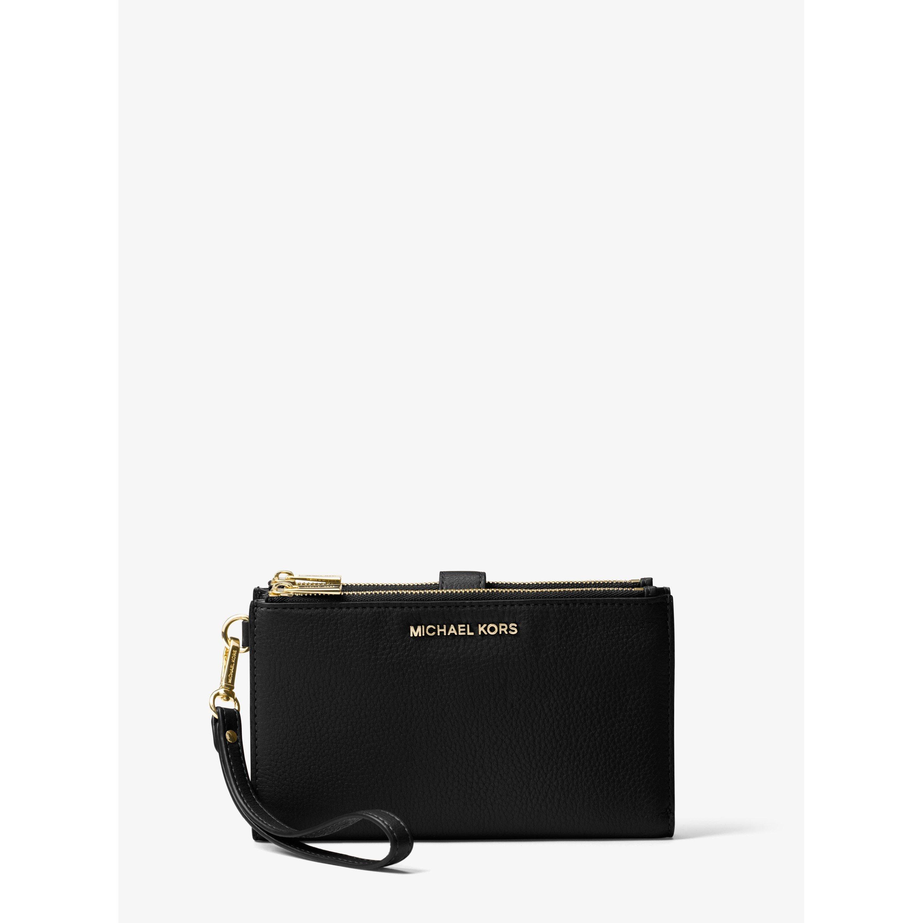 Michael Michael Kors Women's Double Zip Wristlet Wallet On Chain - Black*