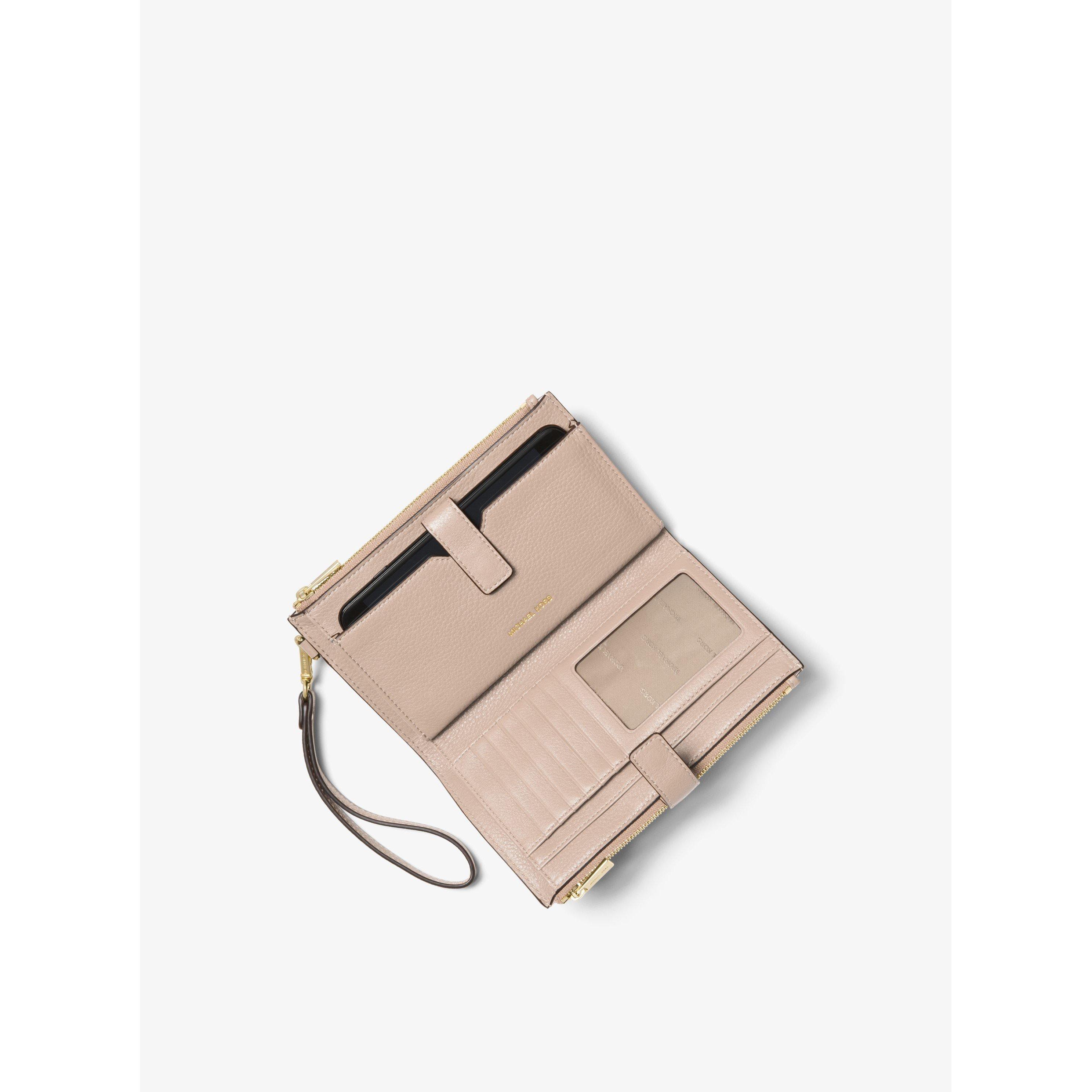 SOFT PINK - MICHAEL Michael Kors - Women's Double Zip Wristlet Wallet on Chain - 2