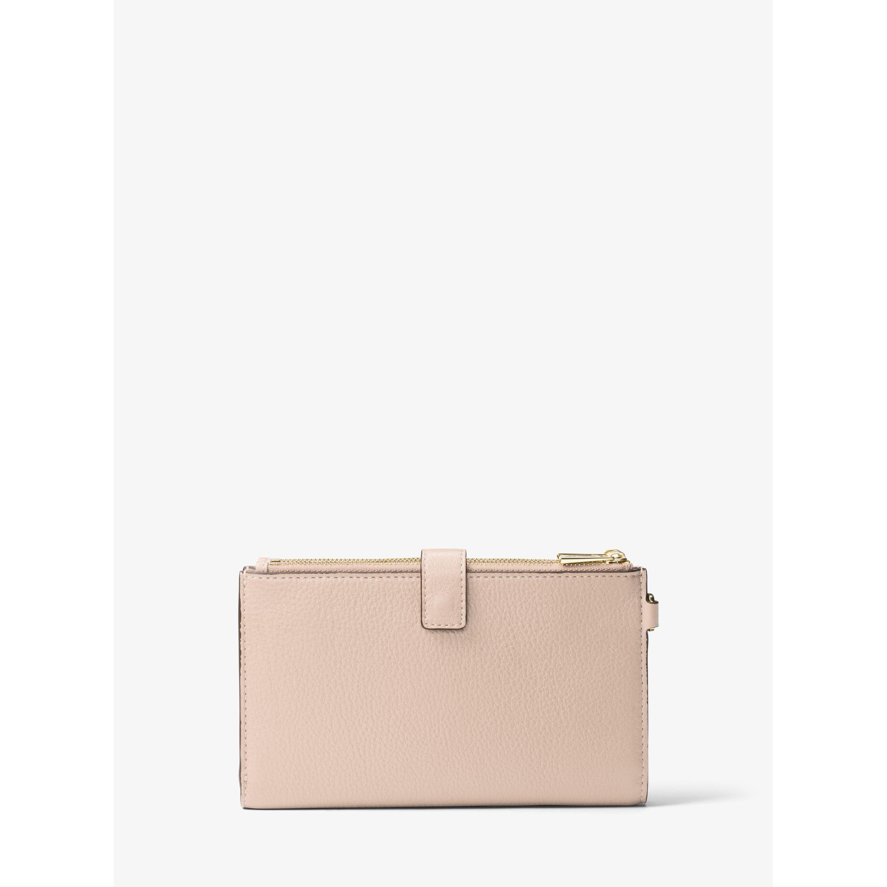 SOFT PINK - MICHAEL Michael Kors - Women's Double Zip Wristlet Wallet on Chain - 3