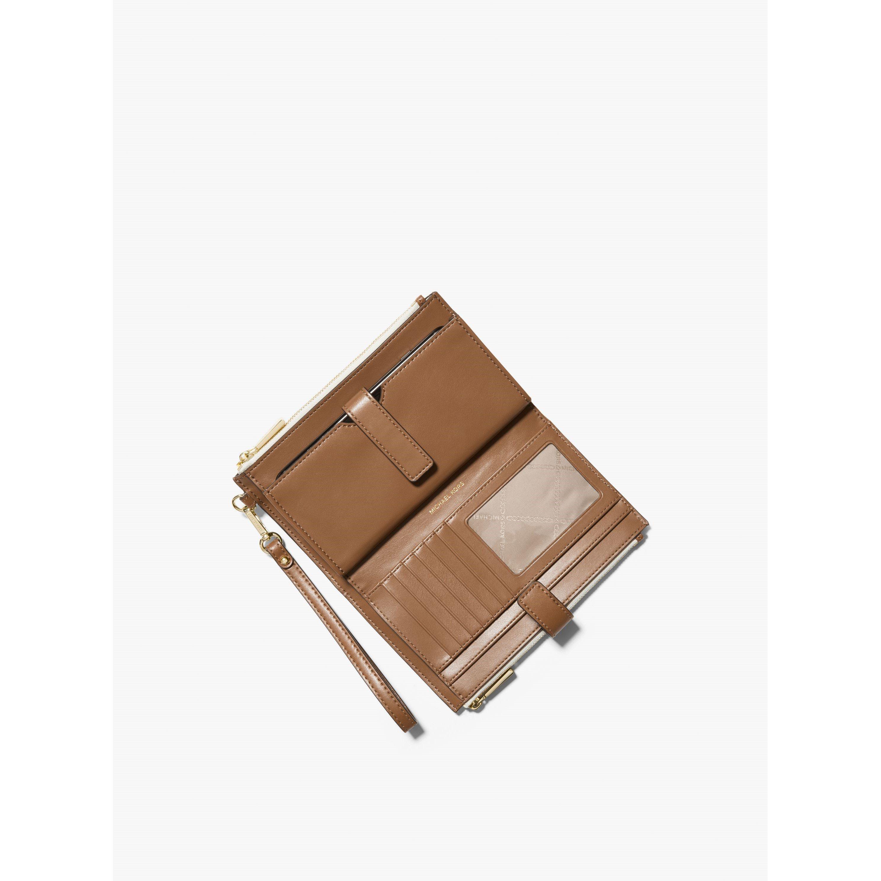 VANILLA* - MICHAEL Michael Kors - Women's Double Zip Wristlet Wallet on Chain - 2