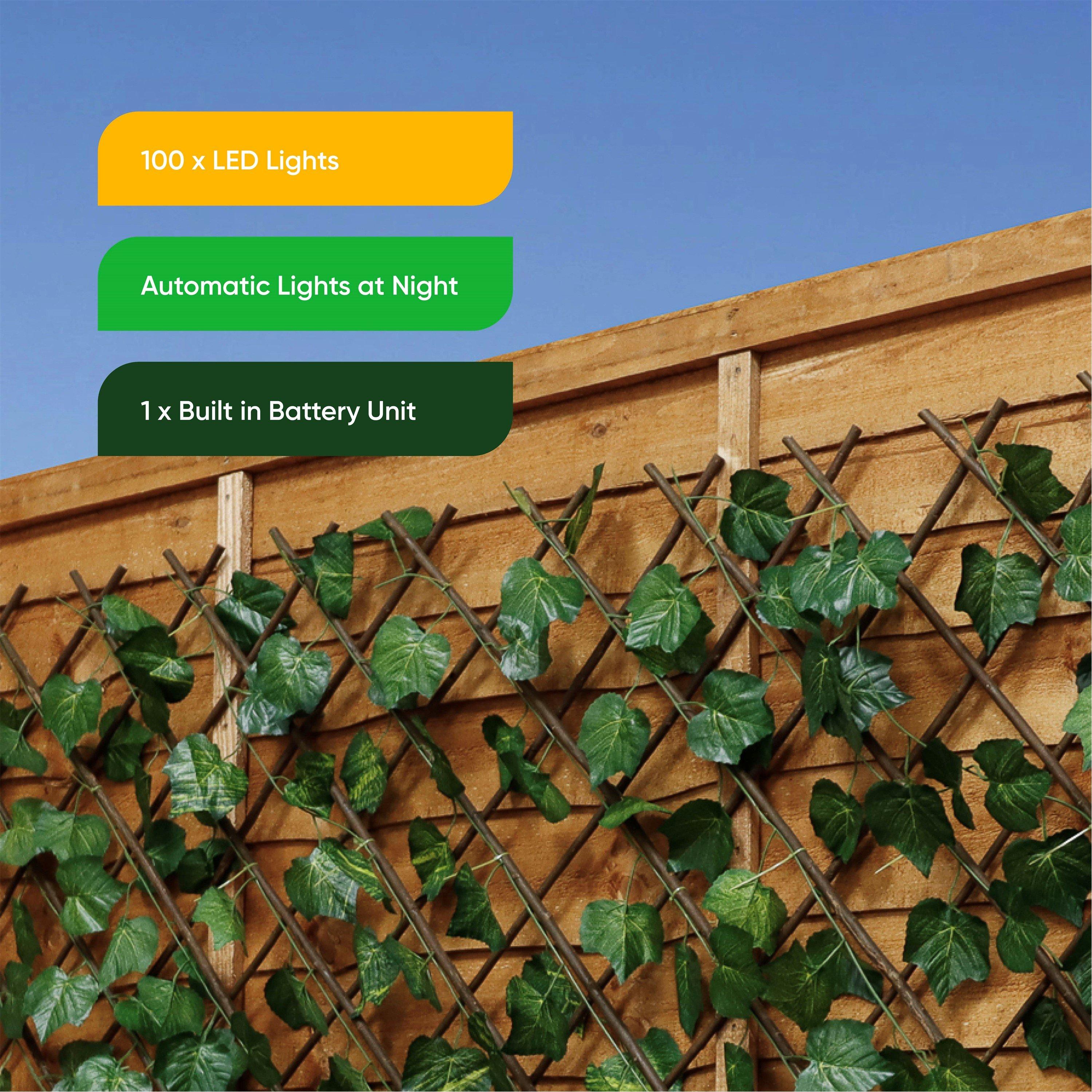 Green - Streetwize - Trellis With Solar Lights - 6