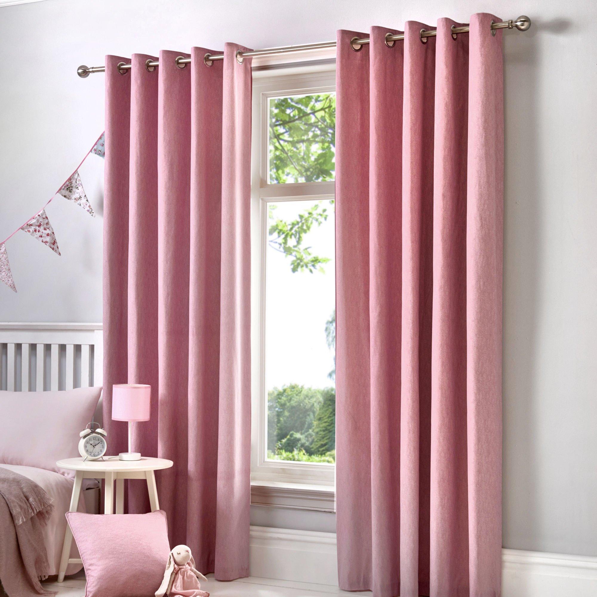 Sorbonne 100% Cotton Pair of Eyelet Curtains