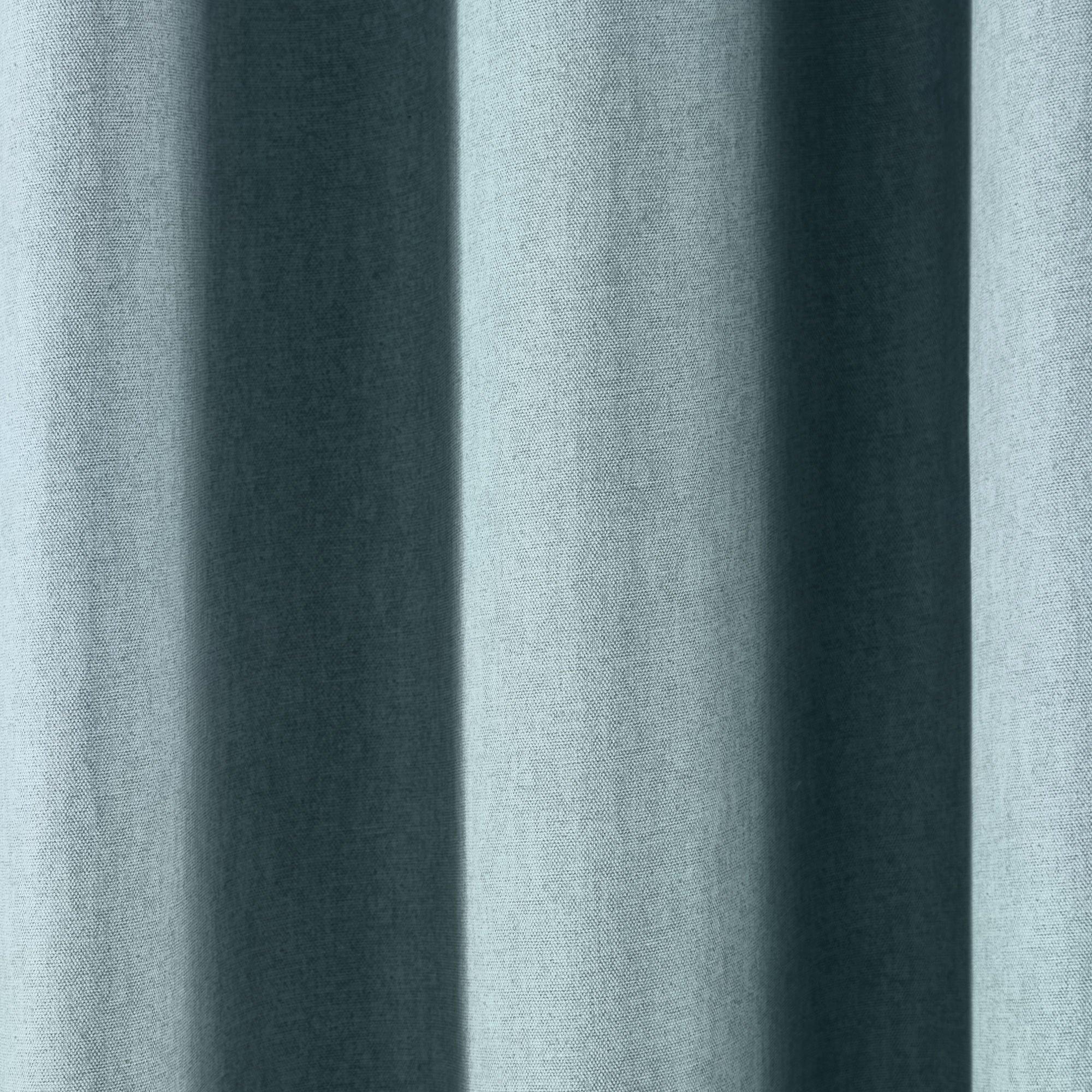 Duck Egg - Fusion - Sorbonne 100% Cotton Pair of Eyelet Curtains - 3