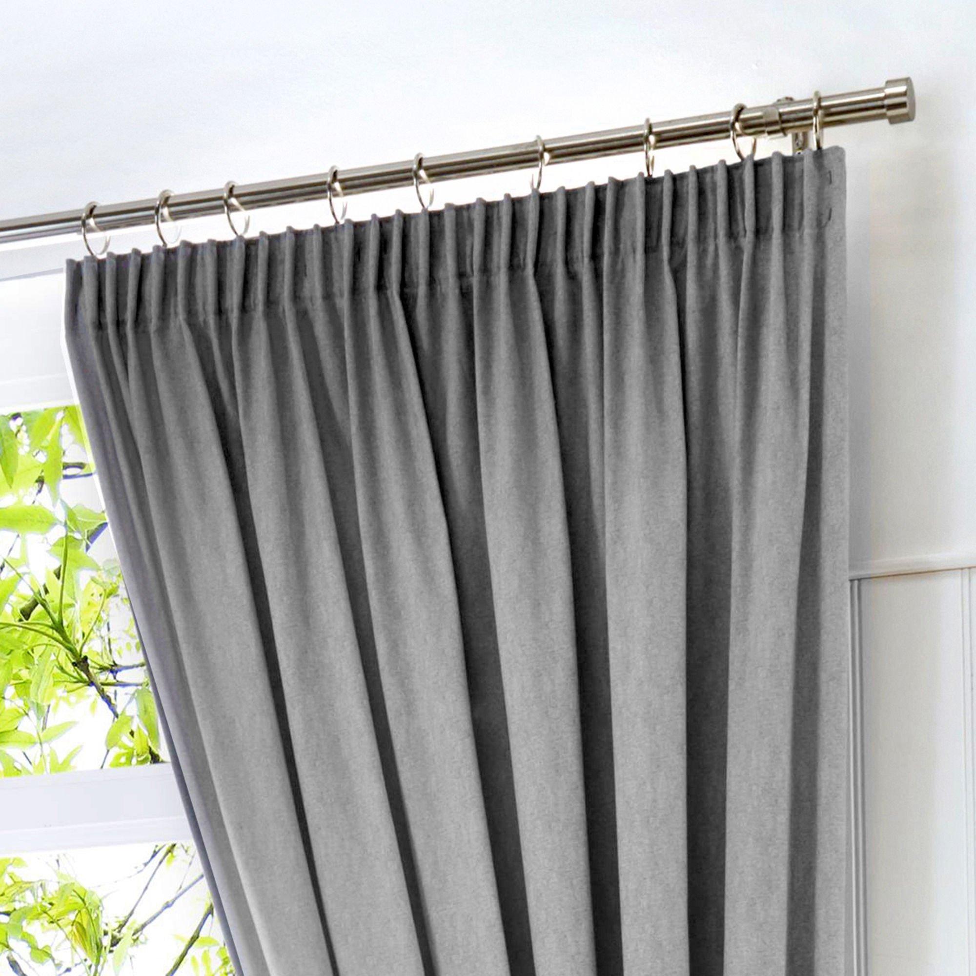 Silver - Fusion - Dijon Blackout Thermally Insulated Curtains - 2