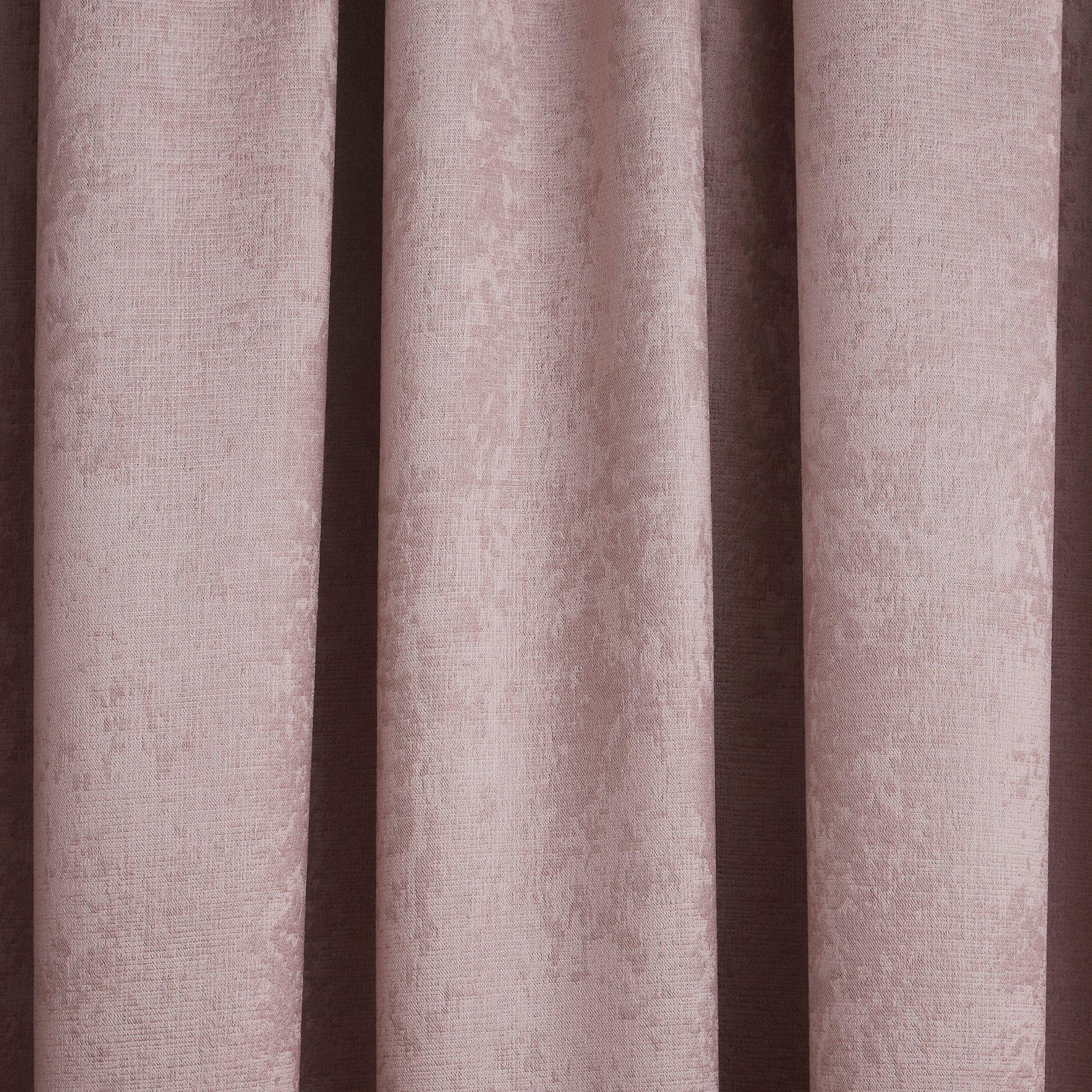 Blush - Fusion - Galaxy Dim Out Self Lined Pencil Pleat Curtains - 3