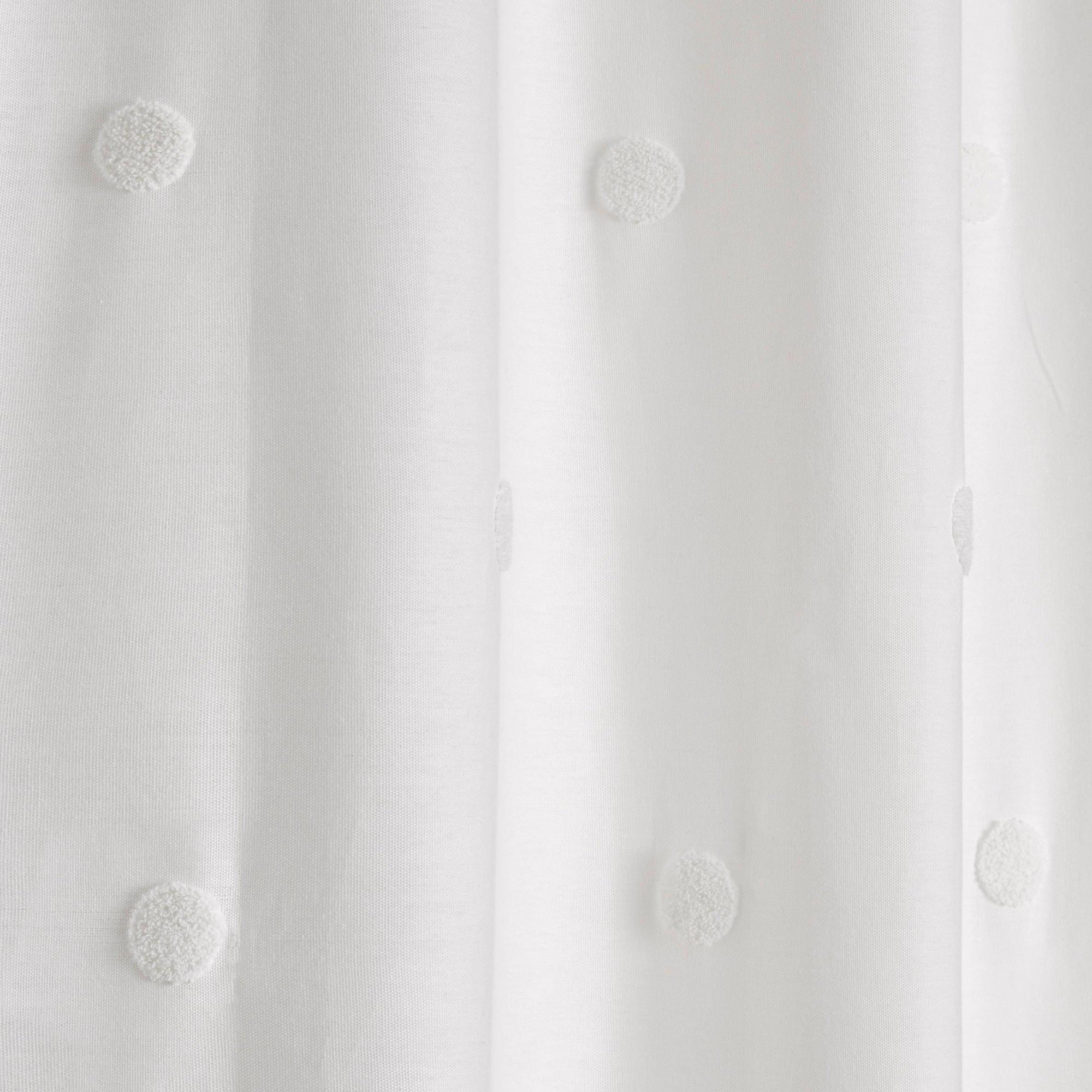 White - Appletree Boutique - Zara 100% Cotton Pair of Eyelet Curtains - 3