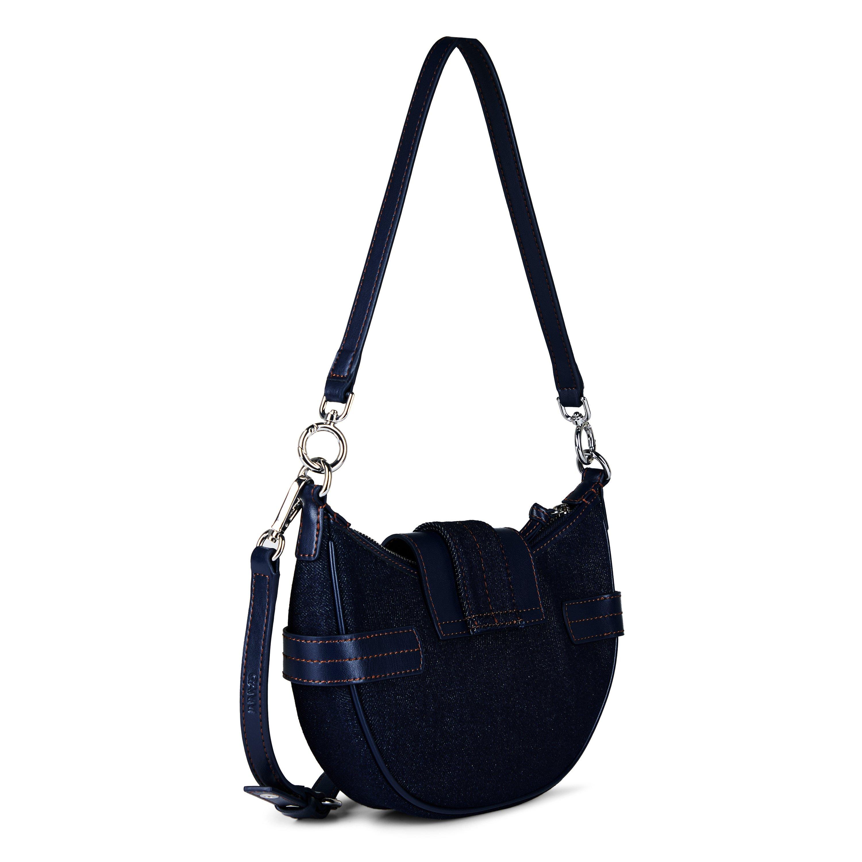 Dark Navy - Ganni - Bucky Crossbody Sling Bag - 3