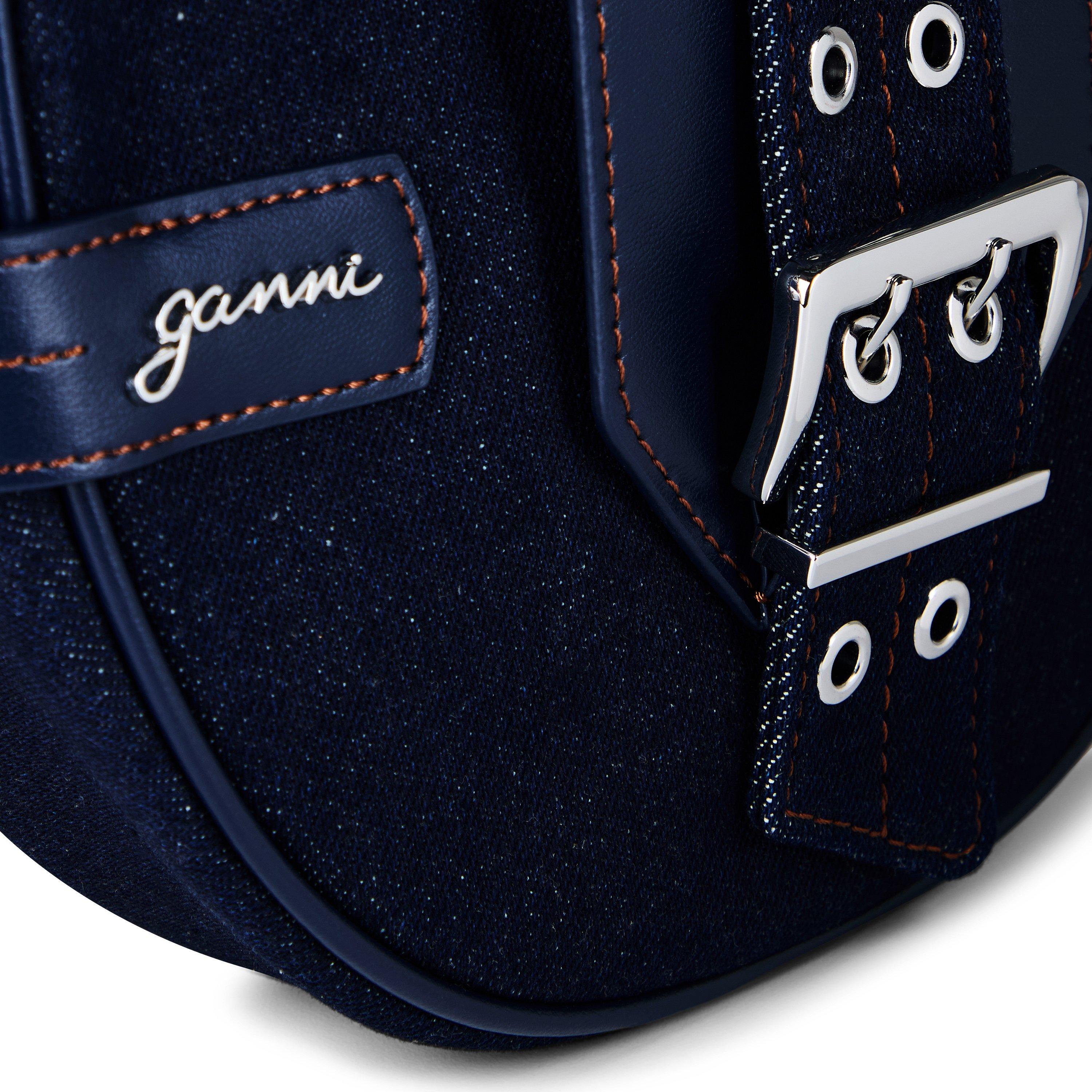 Dark Navy - Ganni - Bucky Crossbody Sling Bag - 4