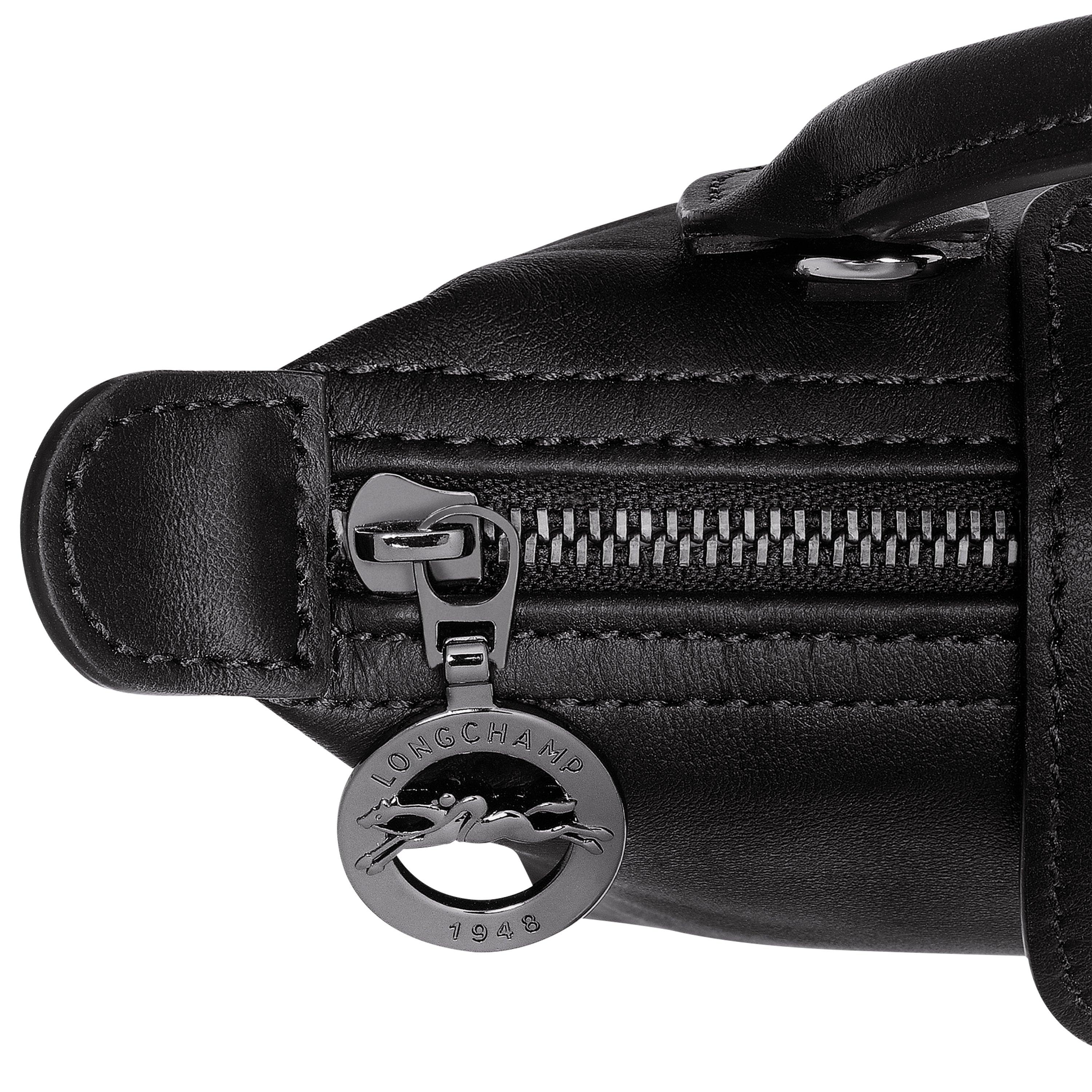 Noir - Longchamp - Women's Logo Pochette Xs Le Pliage Handbag - 7