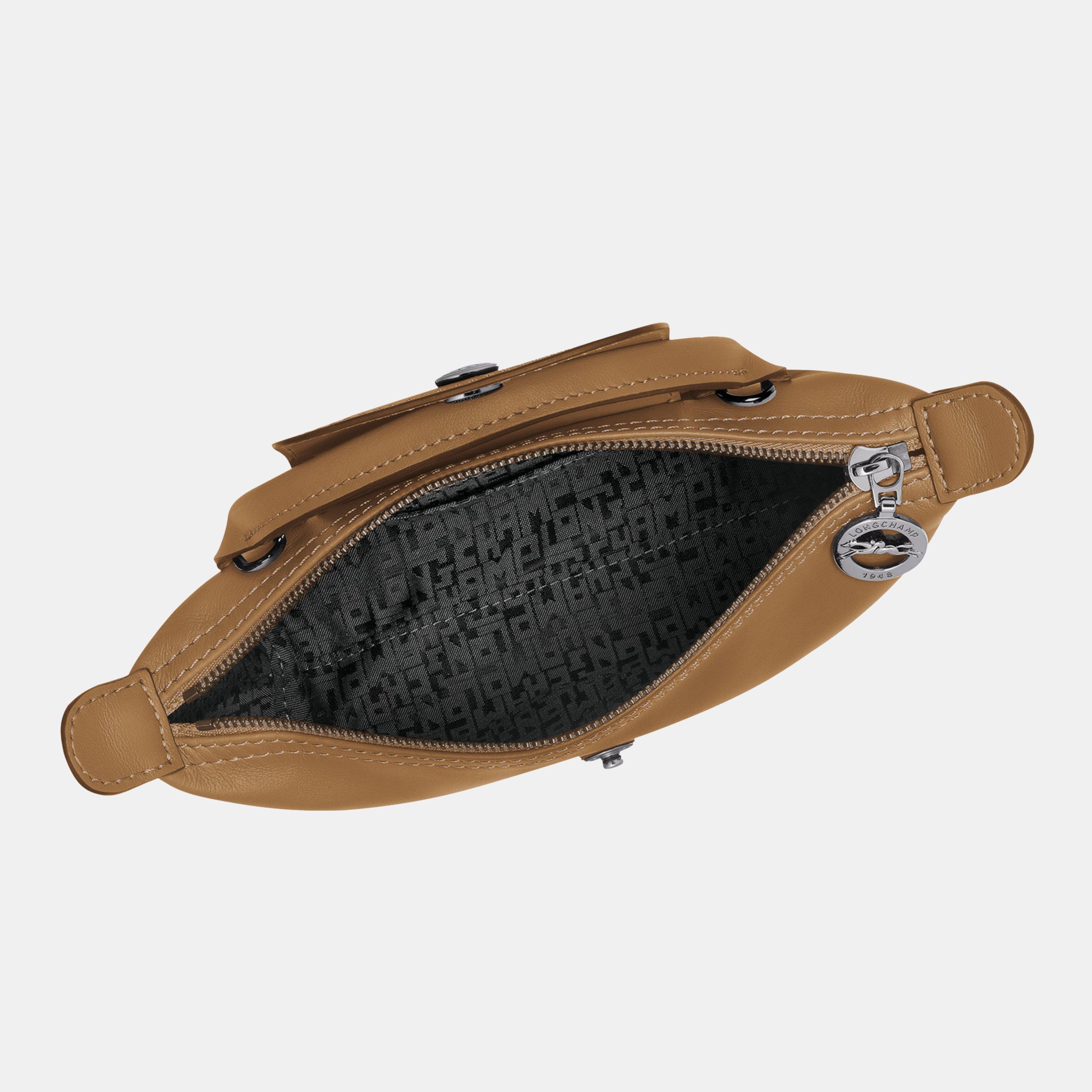 Tobacco - Longchamp - Women's Logo Pochette Xs Le Pliage Handbag - 4