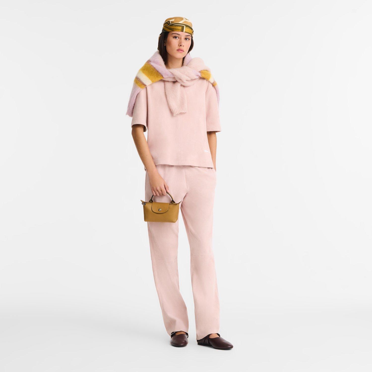 Tobacco - Longchamp - Women's Logo Pochette Xs Le Pliage Handbag - 6