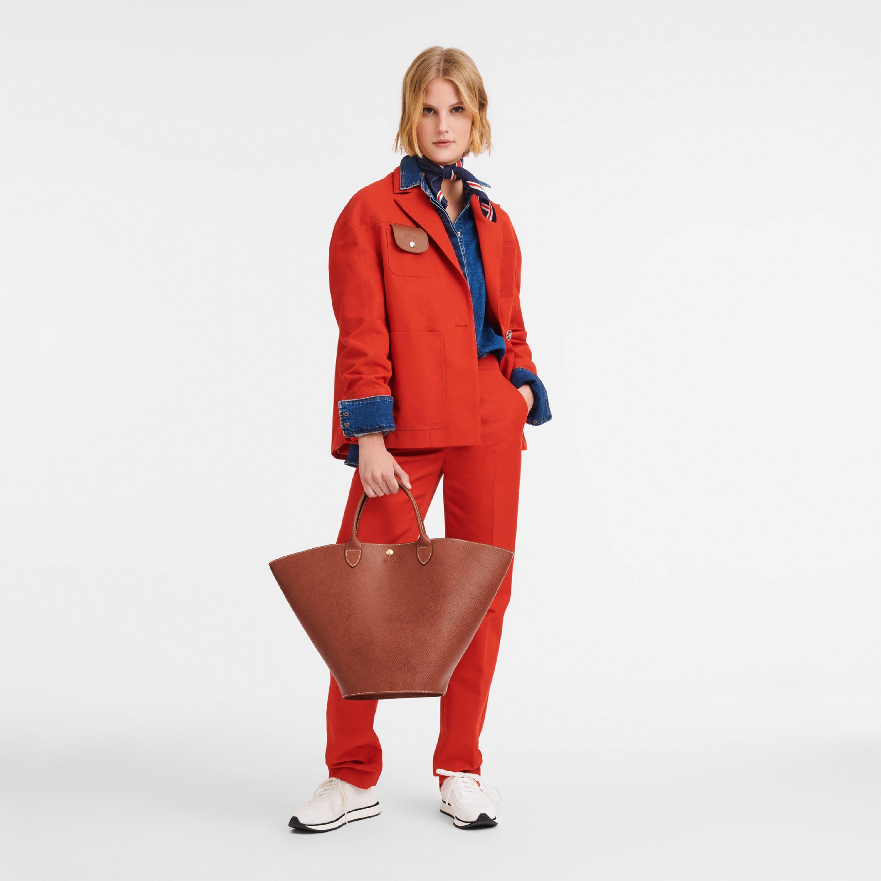 Brown - Longchamp - Women's Epuré Crossbody Bag - 2