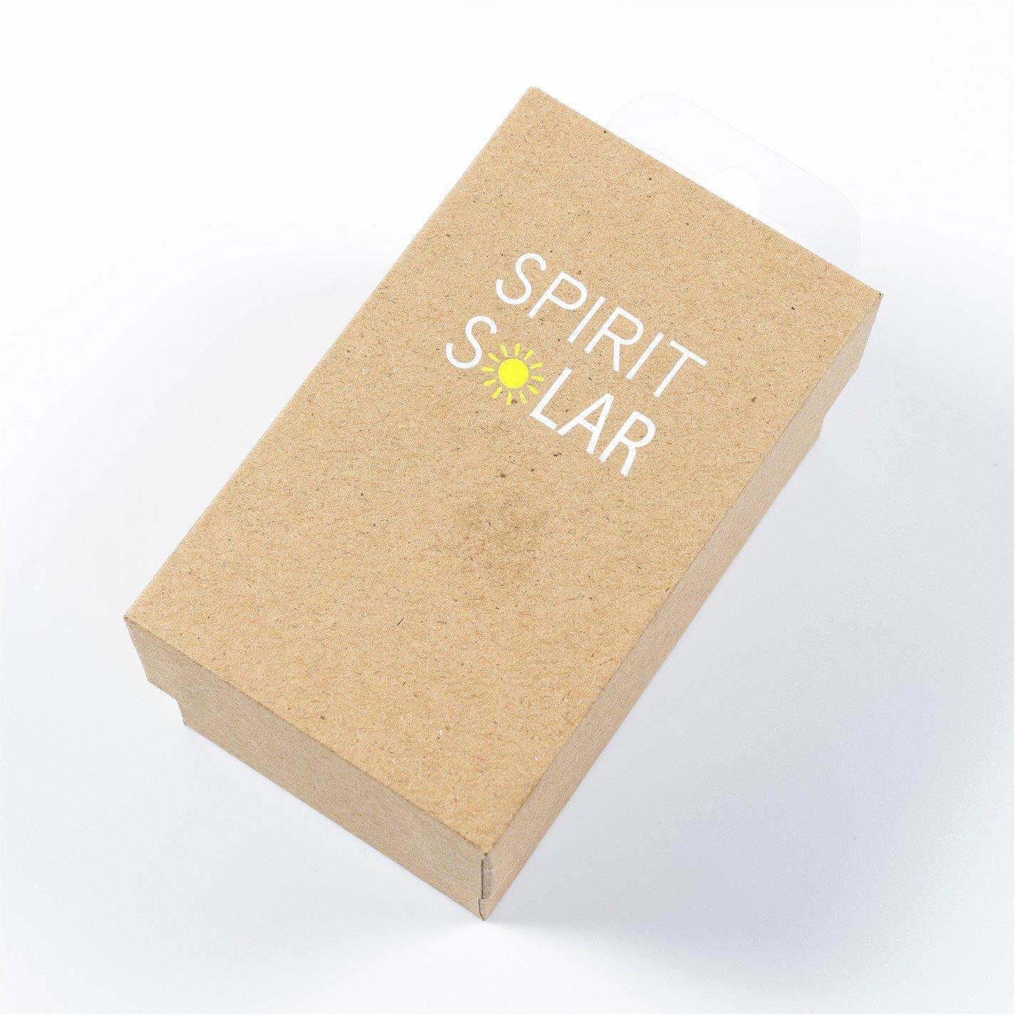 Brn/Gld/Gr - Spirit - Spirit Gent's Solar Brown Strap Green Dial Watch - 5