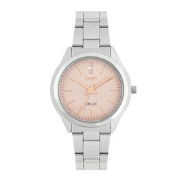 Spirit Spirit Ladies Solar Silver Bracelet Pink Dial Watch