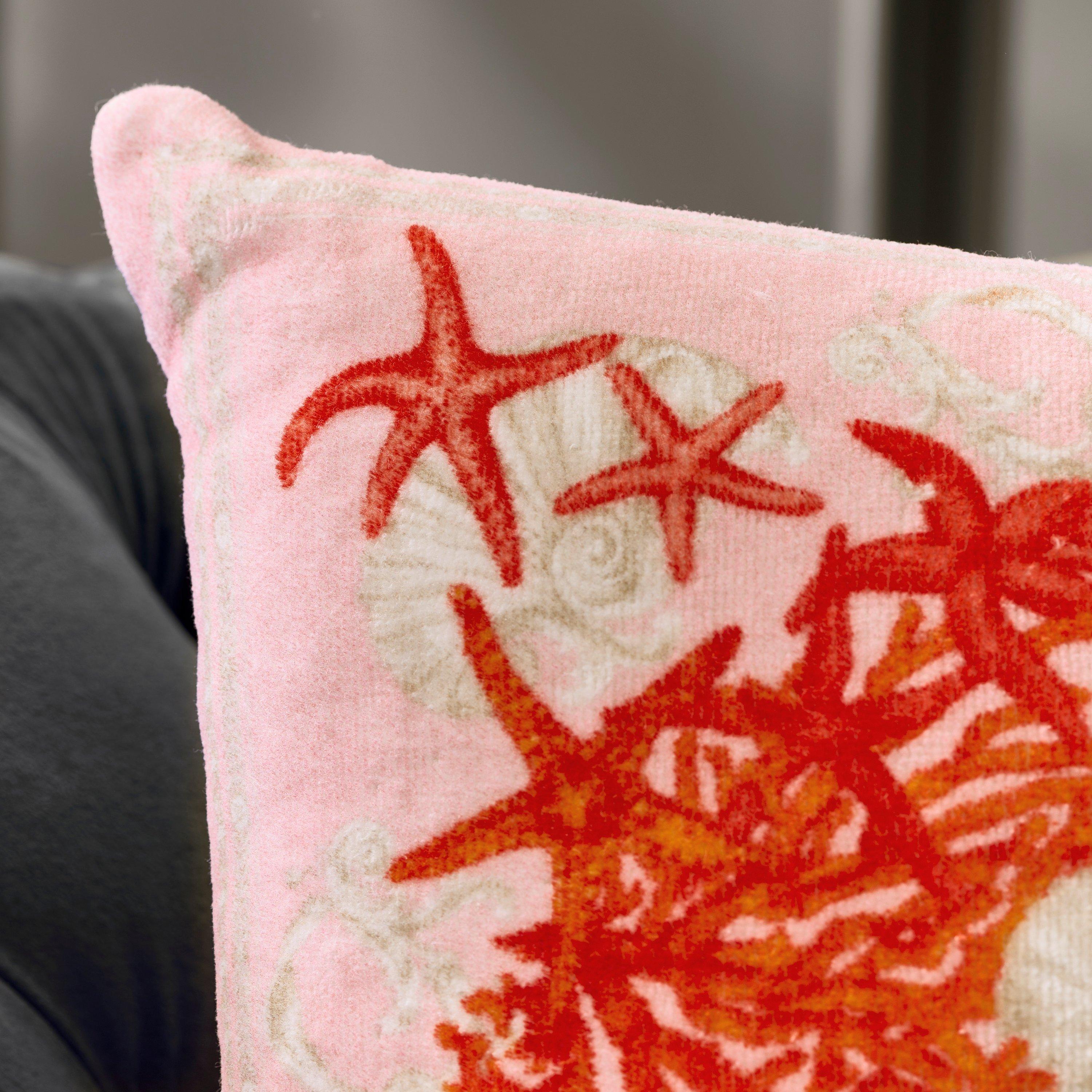 Rose and Coral - Versace Home - De La Mer Sofa Cushions - 3