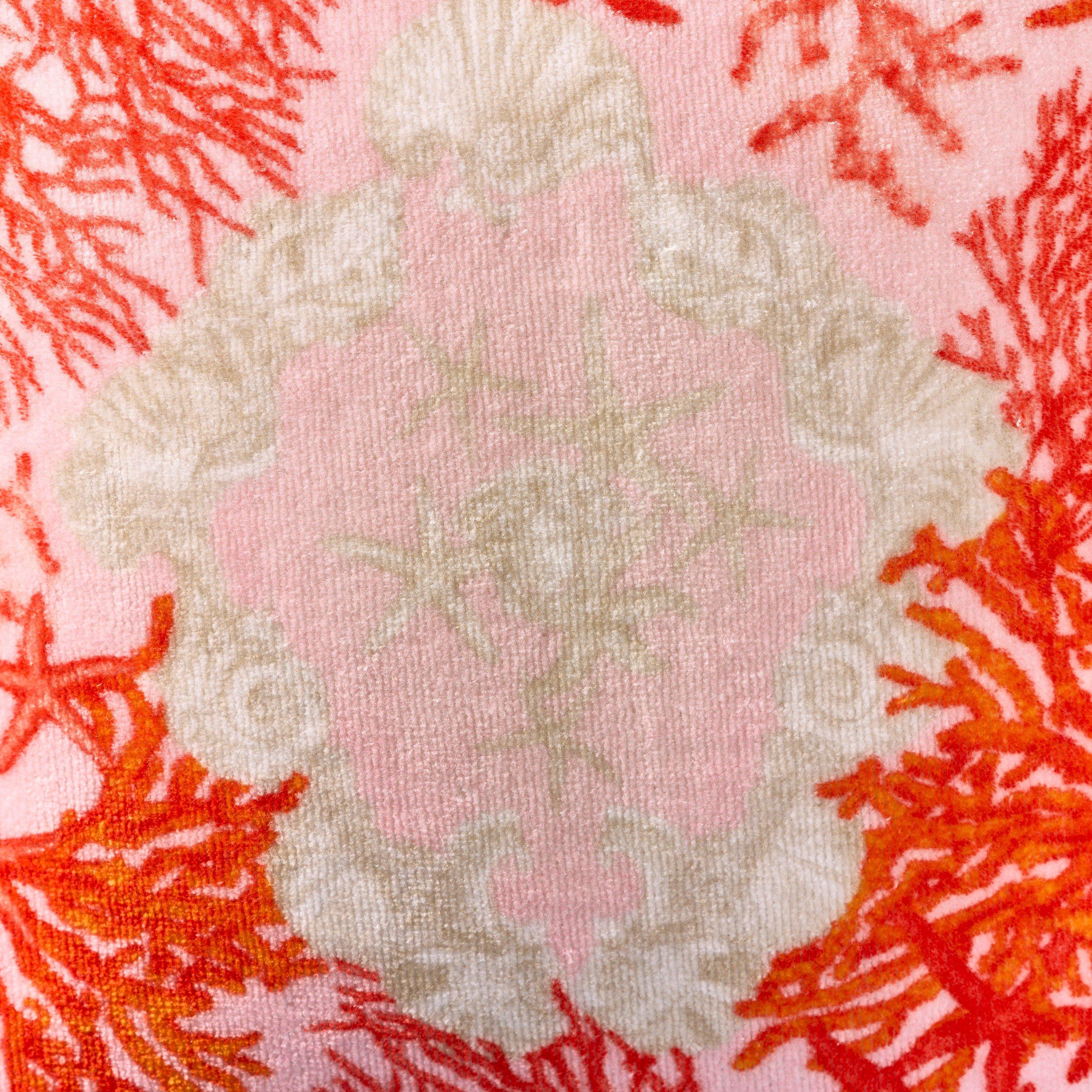 Rose and Coral - Versace Home - De La Mer Sofa Cushions - 4