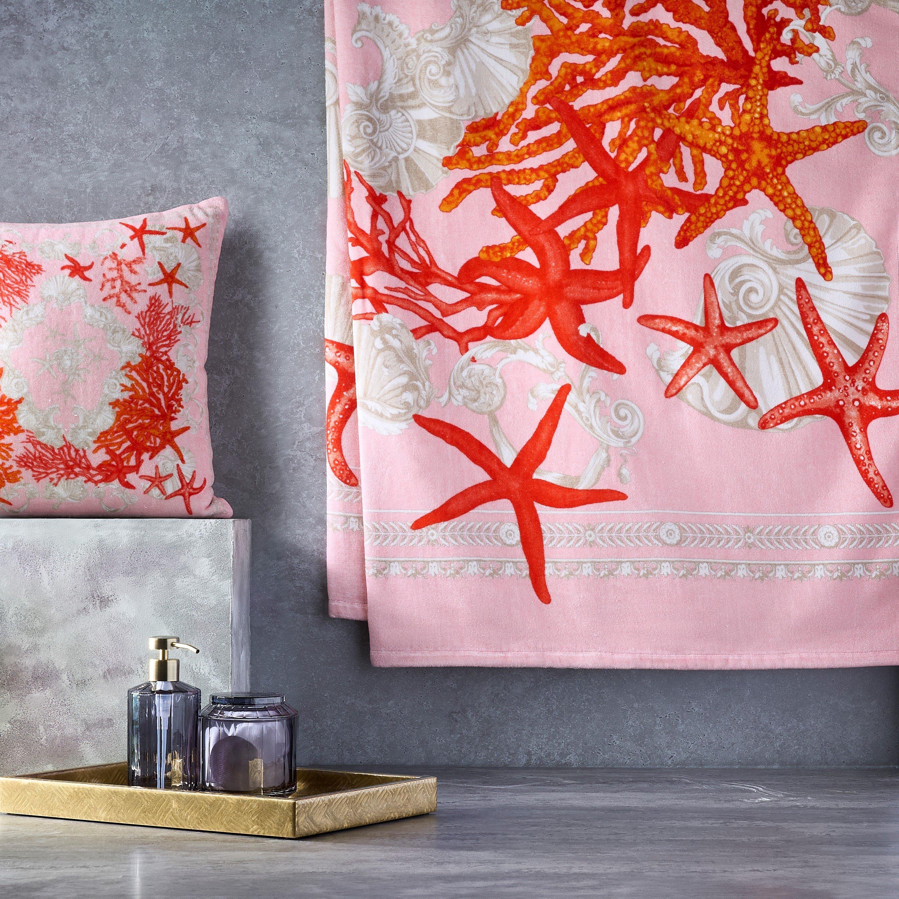 Rose and Coral - Versace Home - De La Mer Sofa Cushions - 5