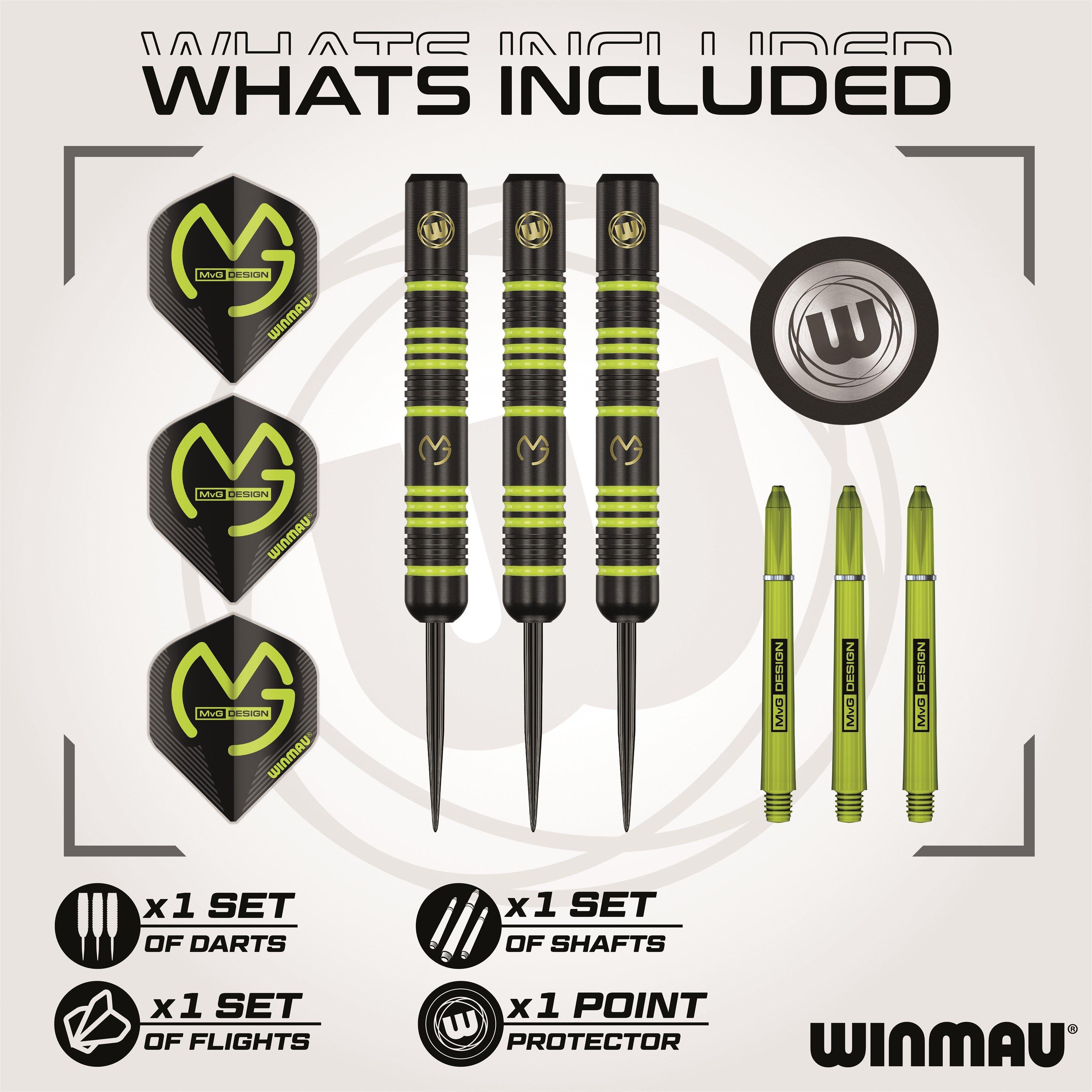 Black/Green - Winmau - MVG Ambition 00 - 3