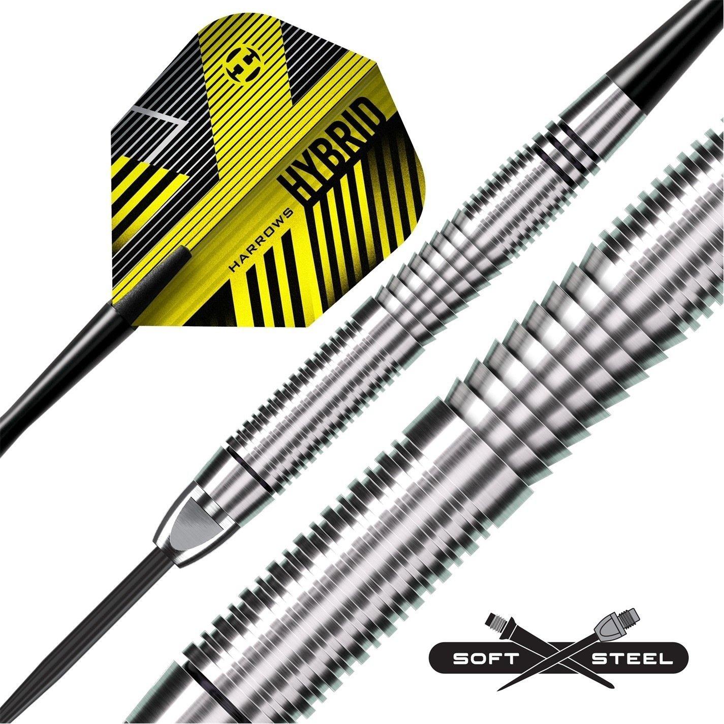 Zwart - Harrows Darts - Darts - Hybrid Darts - 2