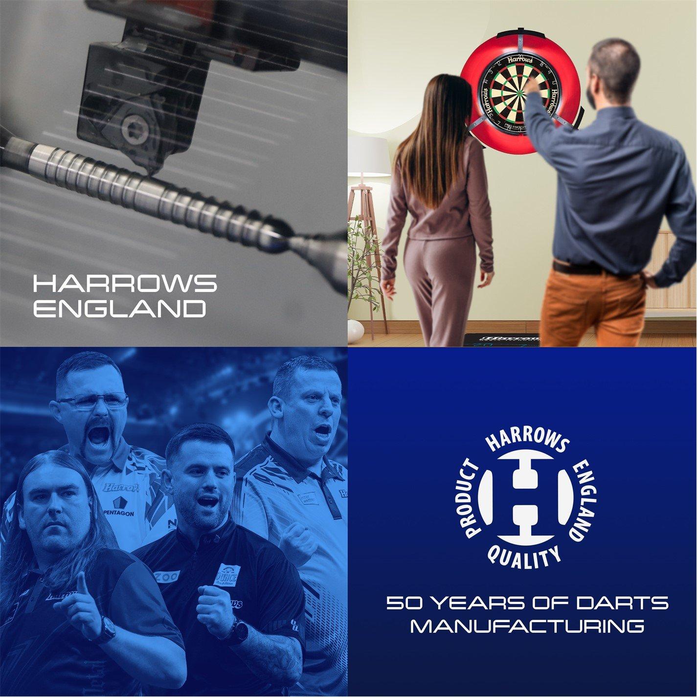 Zwart - Harrows Darts - Darts - Hybrid Darts - 8