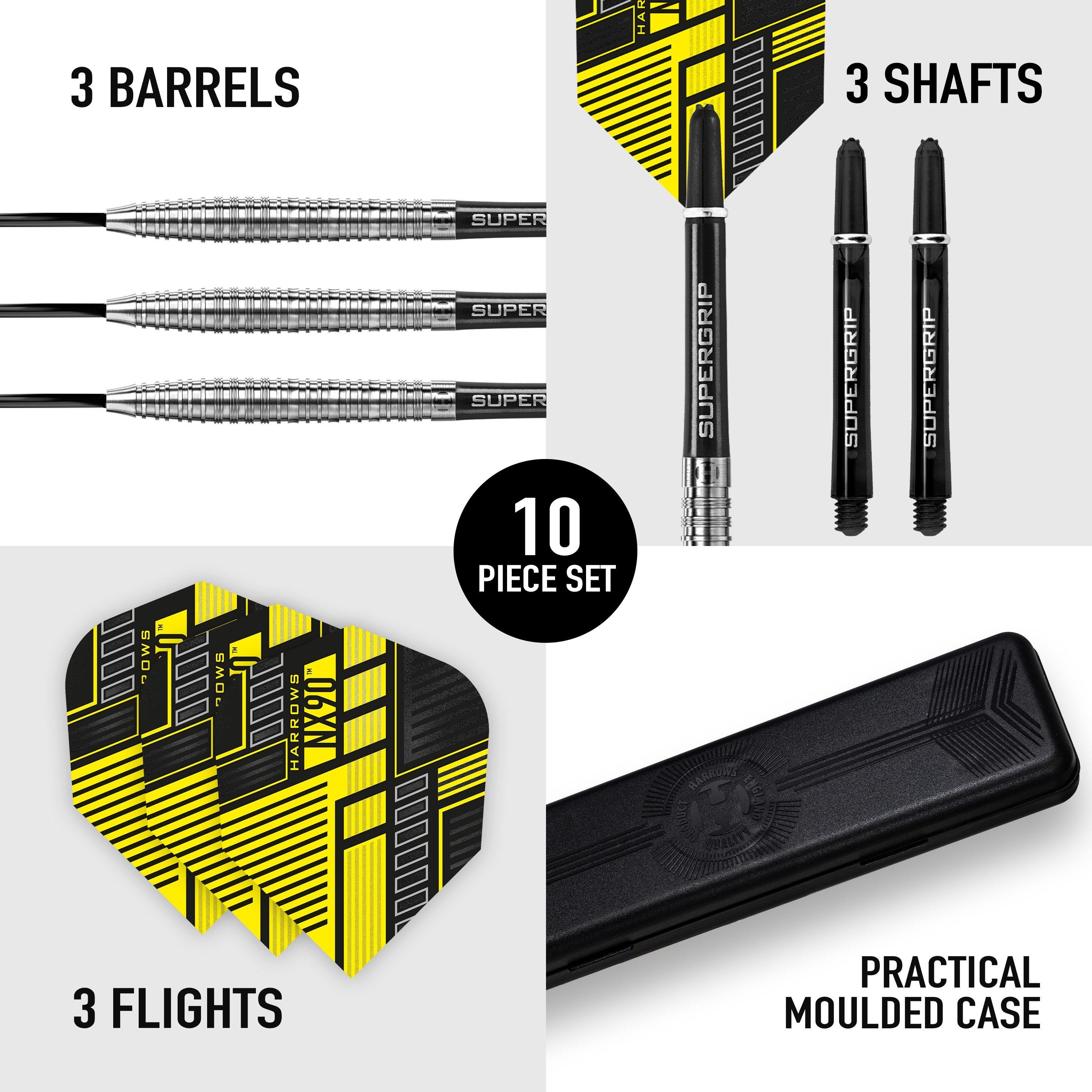 Silver - Harrows Darts - NX90 Tungsten Darts - 2