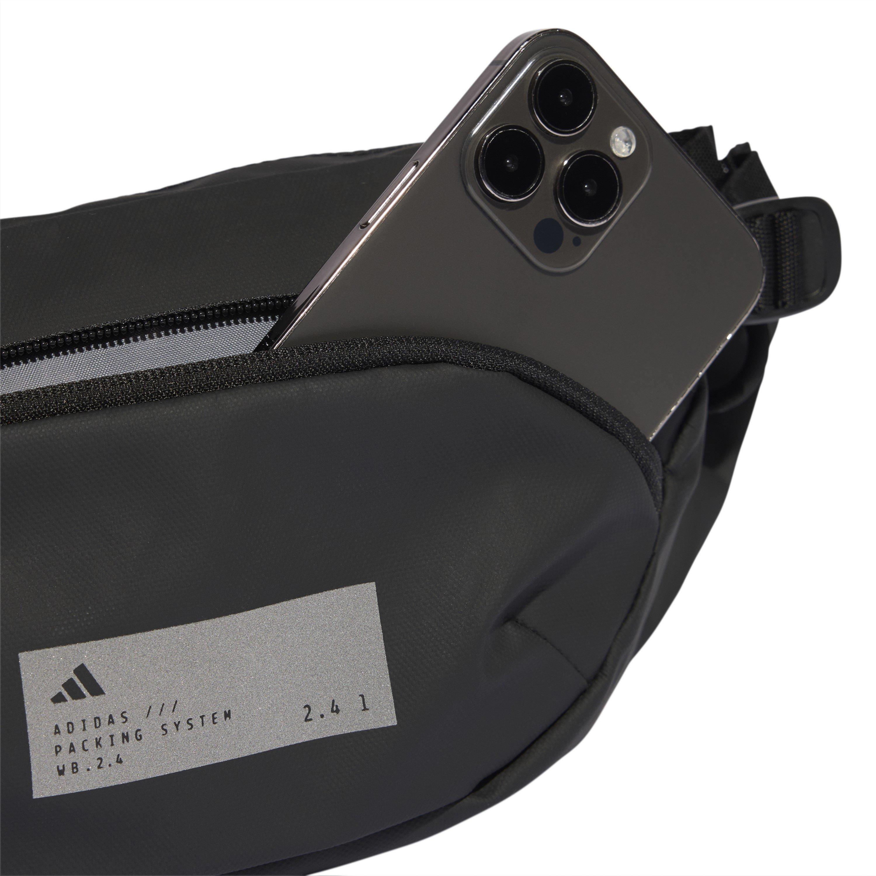 Black/R.Silver - adidas - Adults Hybrid Running Belt - 7