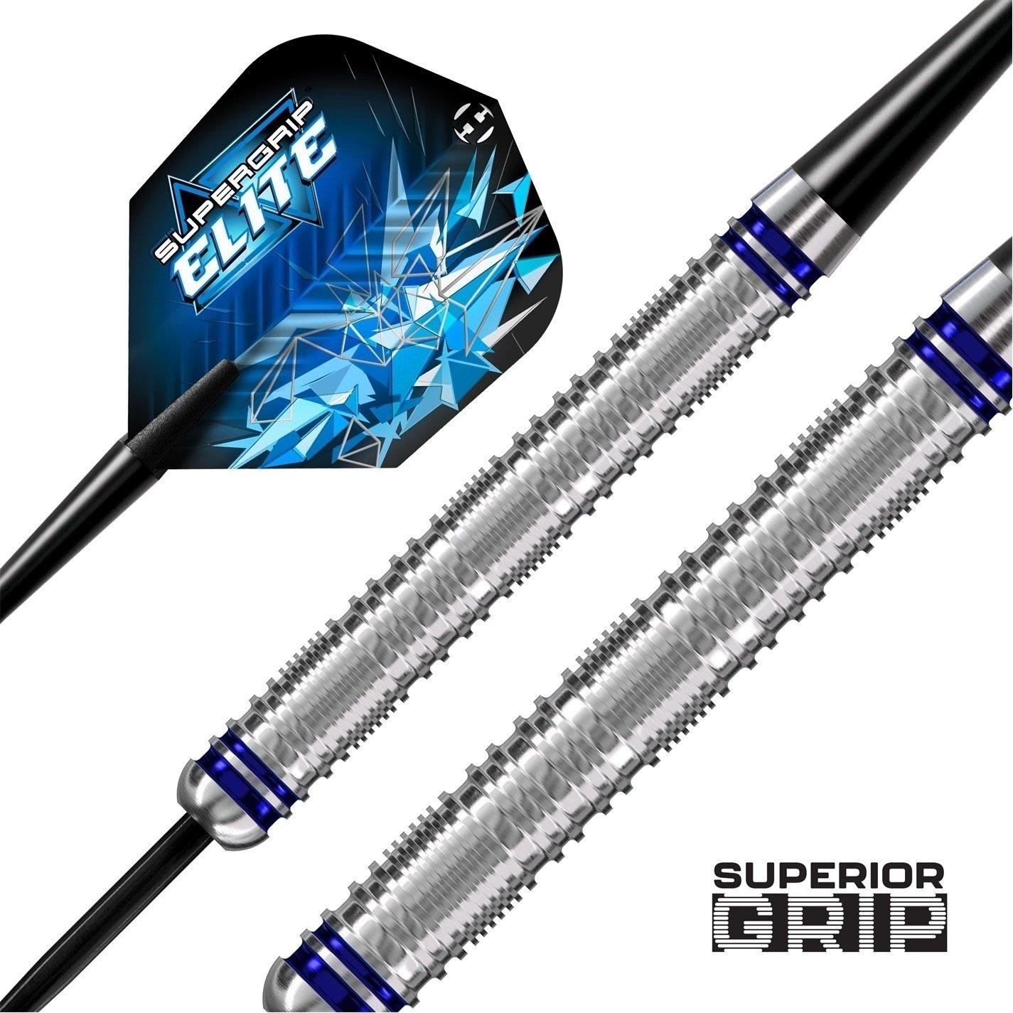 Silver - Harrows Darts - Supergrip Elite Tungsten Darts - 2