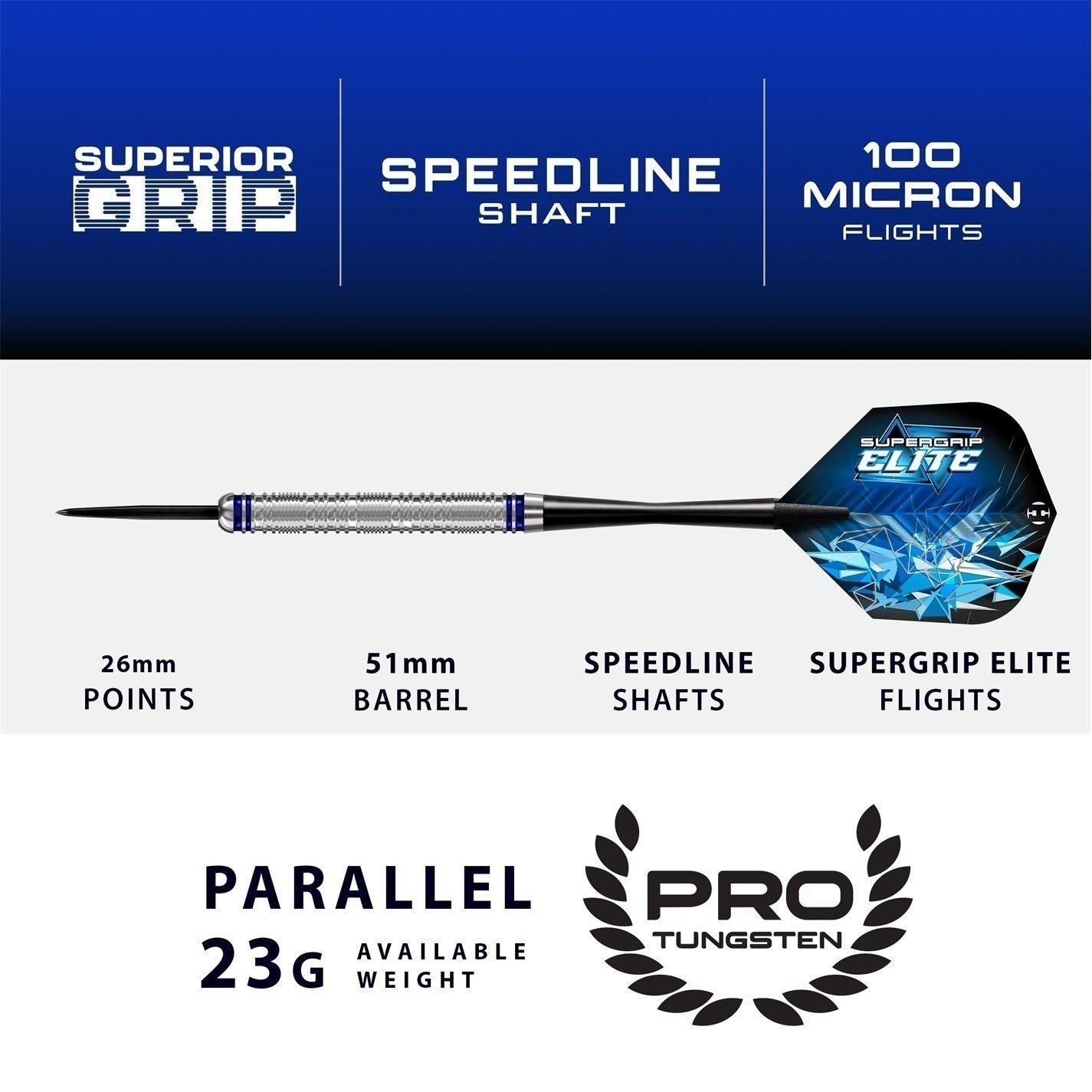 Silver - Harrows Darts - Supergrip Elite Tungsten Darts - 4