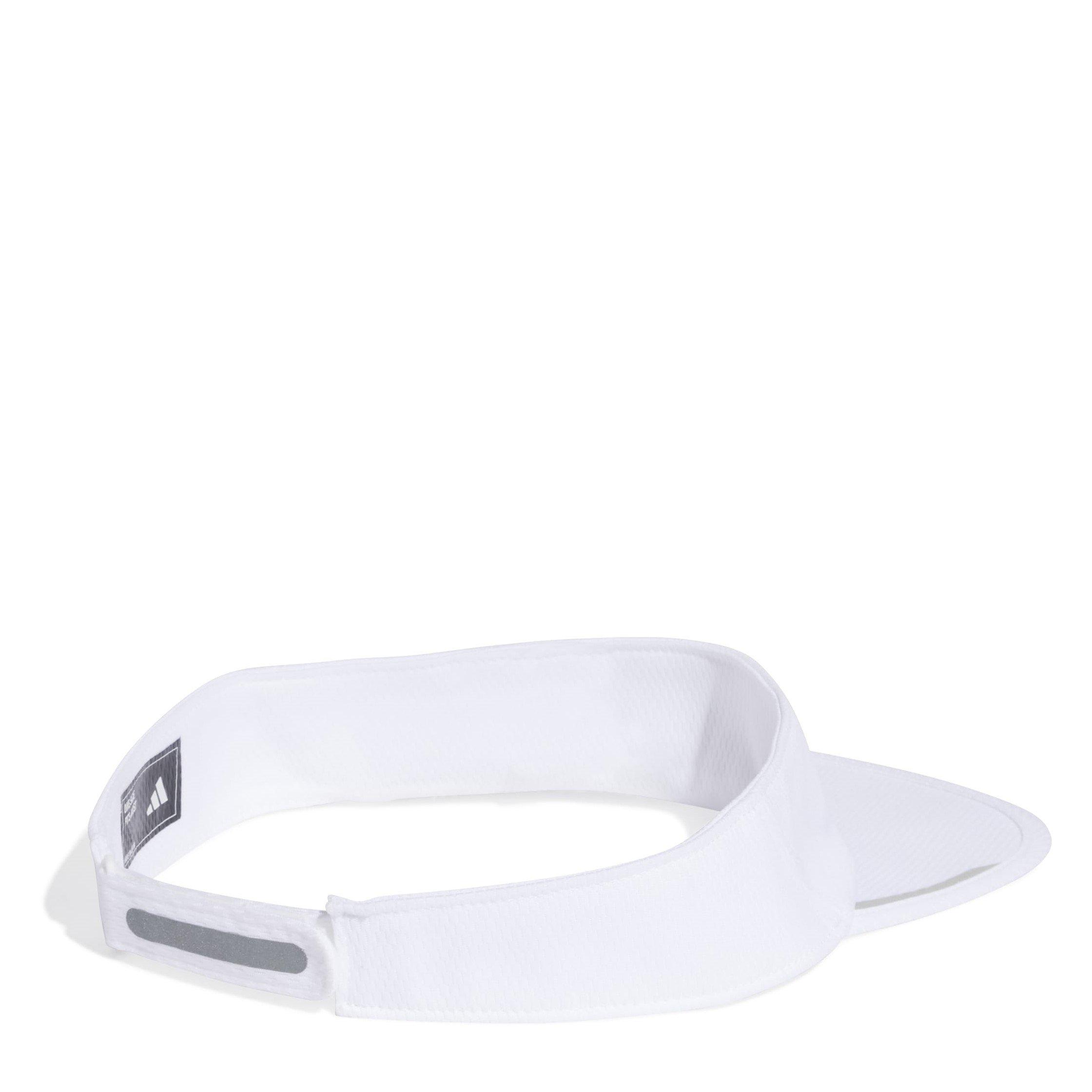 White/R.Silver - adidas - Adults Run Visor Running Cap - 2