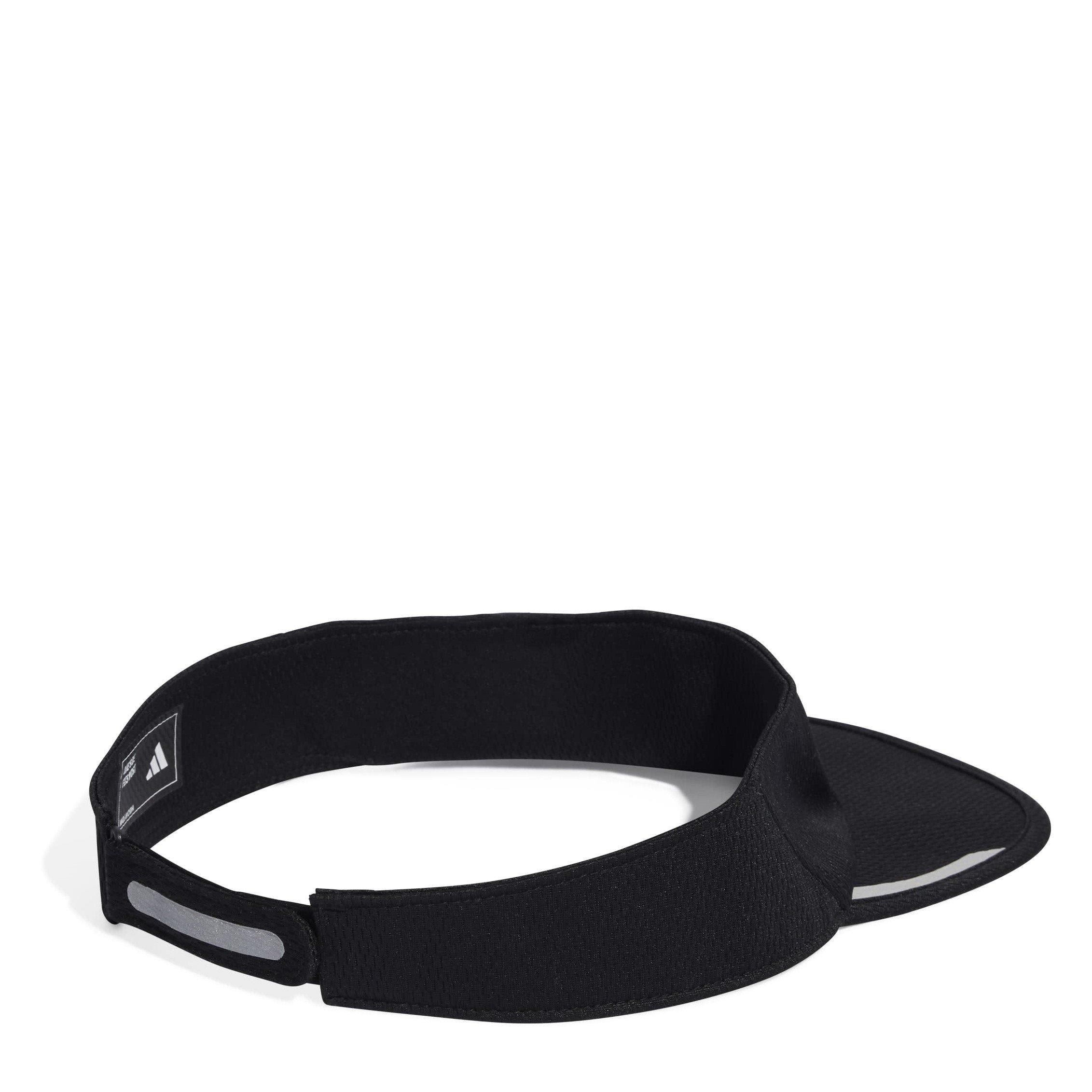 Black/R.Silver - adidas - Adults Run Visor Running Cap - 2