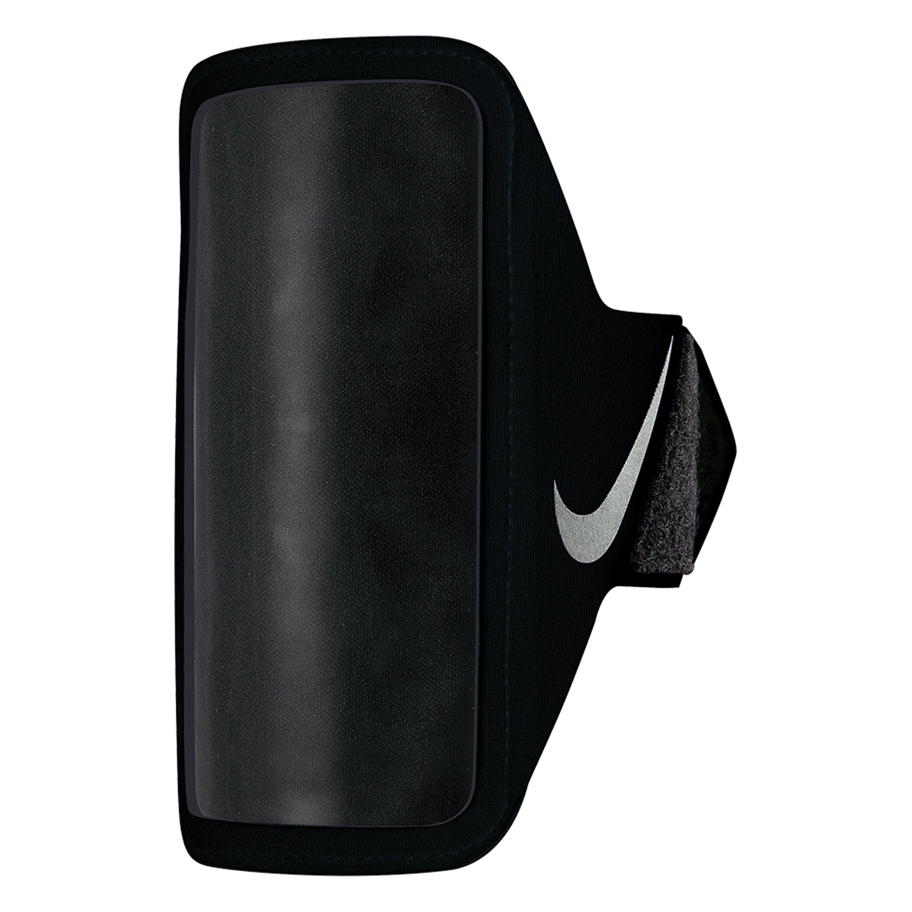 nike running phone armband in black