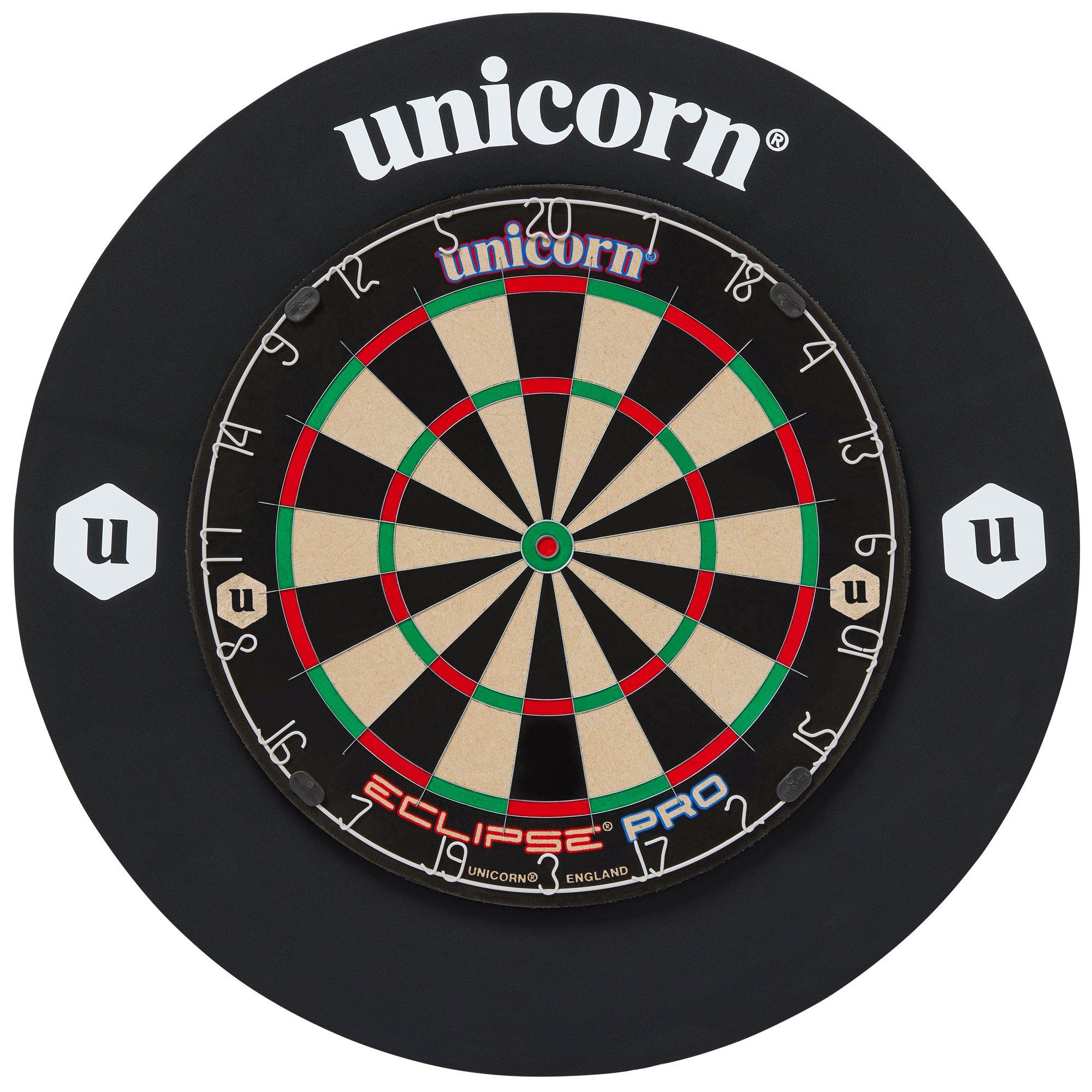 Black - Unicorn Darts - Striker Protective Dartboard Surround - 1