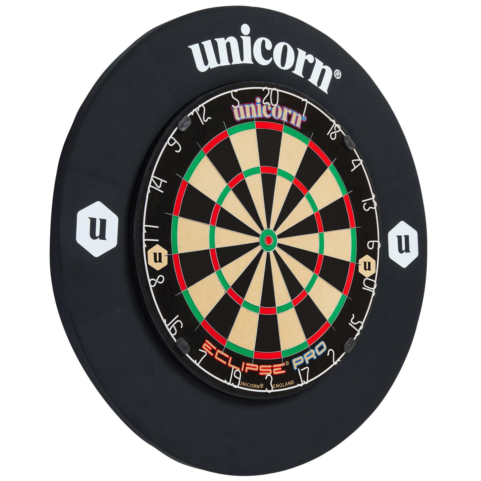 Black - Unicorn Darts - Striker Protective Dartboard Surround - 2
