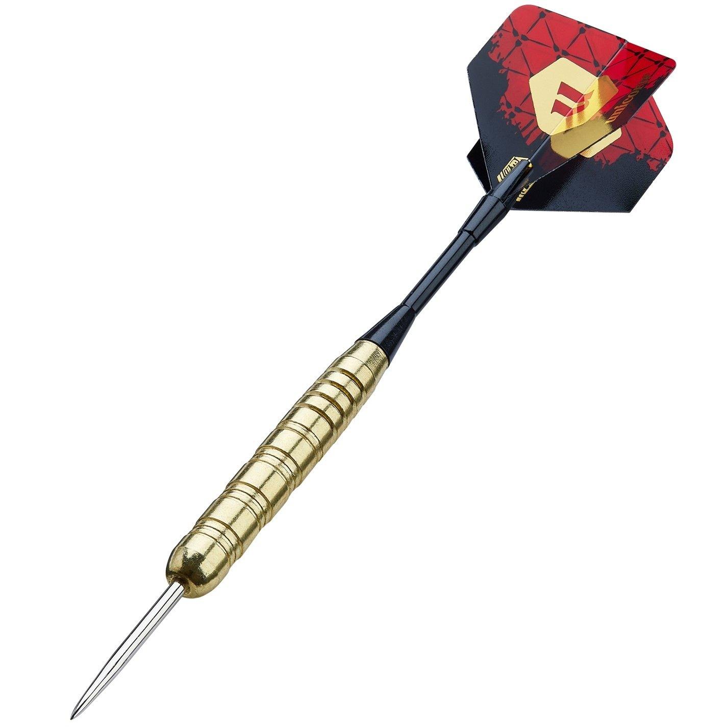 - - Unicorn Darts - Steel Tip Darts Set | Level 1 | Brass Plated Steel Barrels | Knurled Grip - 6