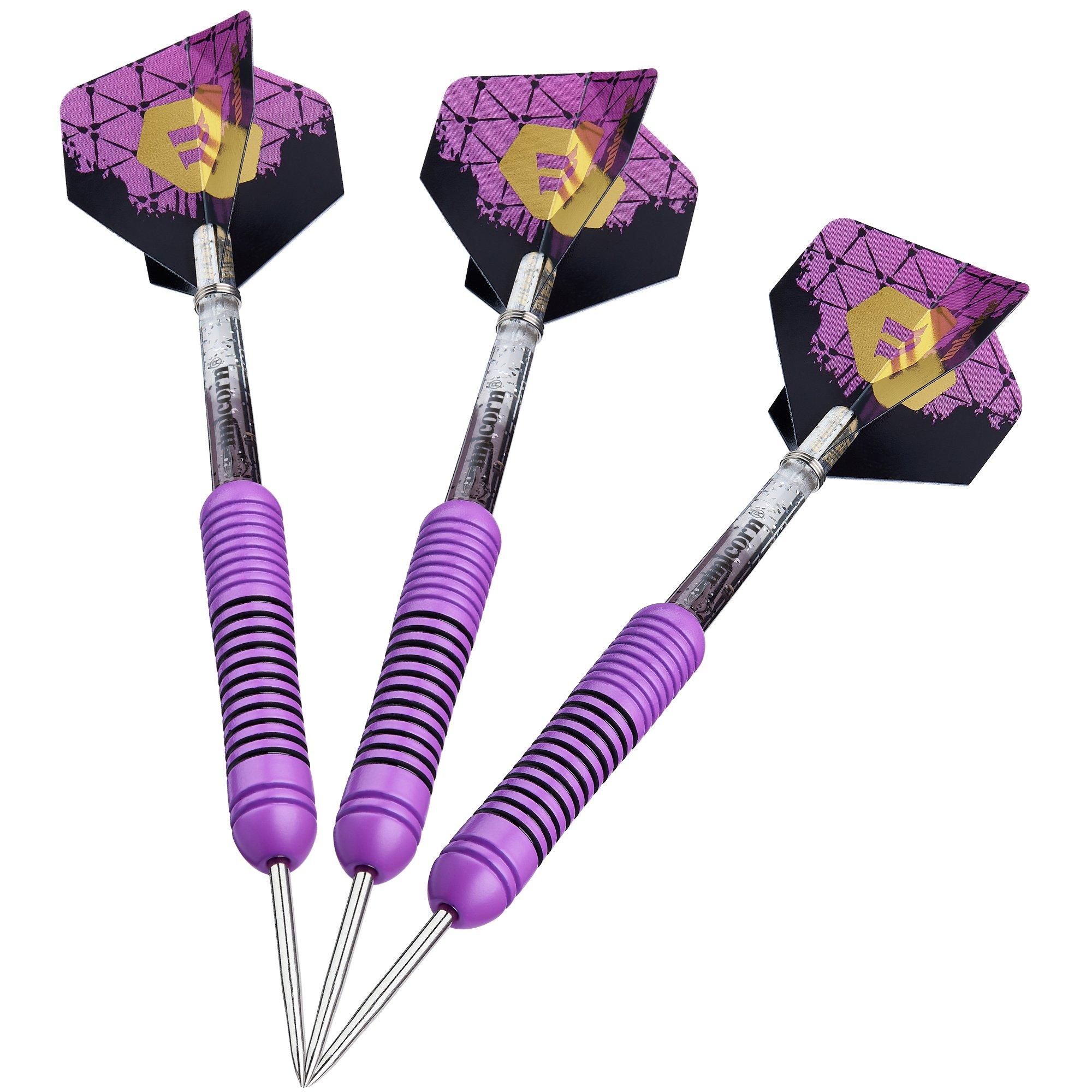 - - Unicorn Darts - Tip Darts Set  Level 2  Gary The Flying Scotsman Anderson  Rubberised Brass Barrels - 2