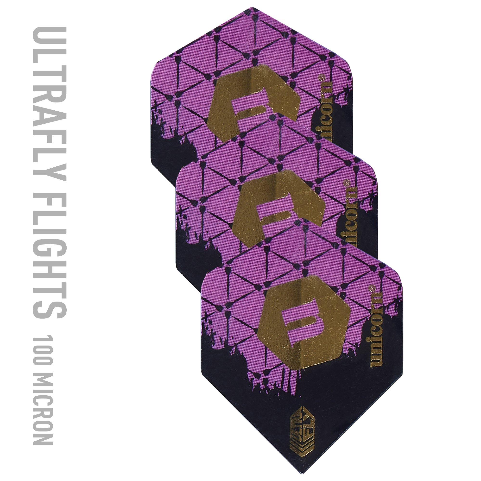 - - Unicorn Darts - Tip Darts Set  Level 2  Gary The Flying Scotsman Anderson  Rubberised Brass Barrels - 6